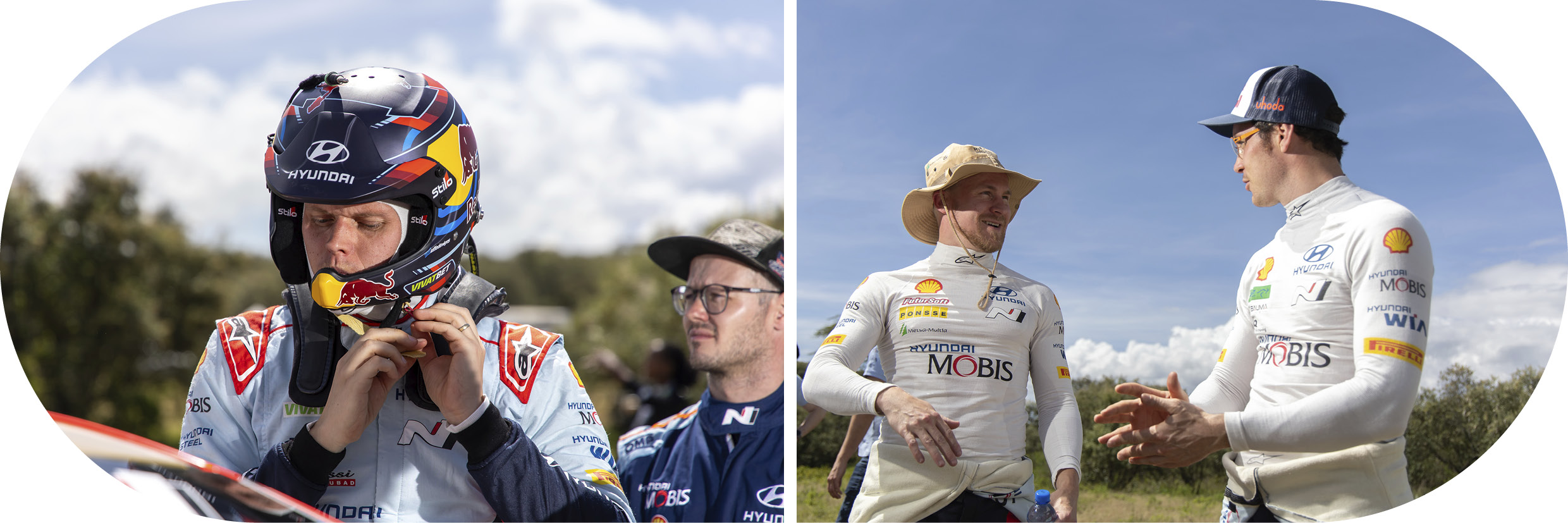 현대팀의 랠리 드라이버들