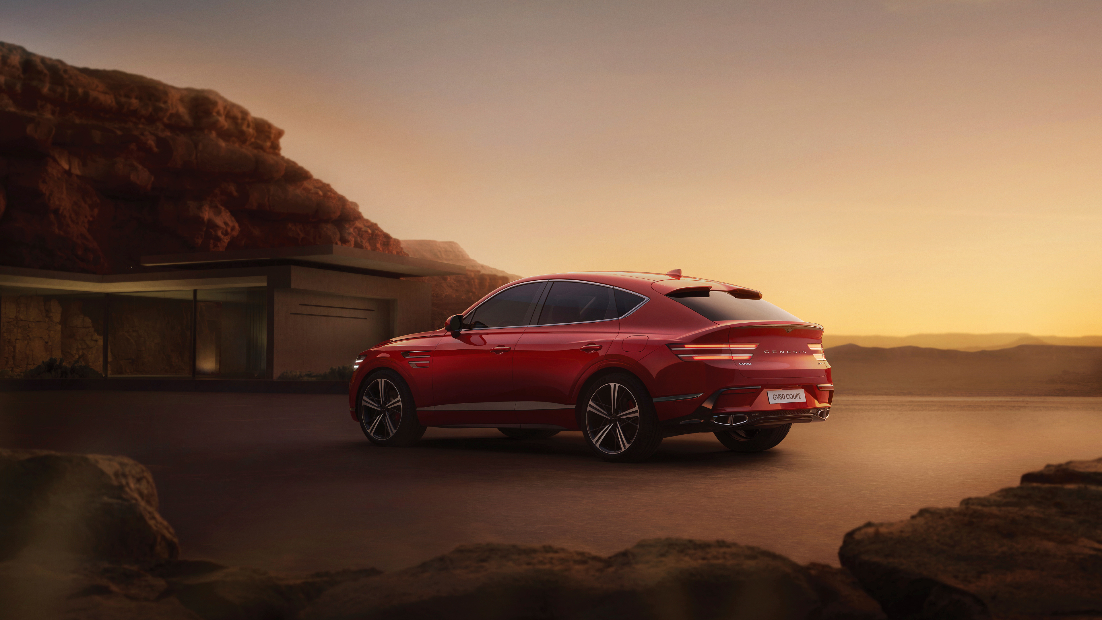 2024 genesis GV80 is on the road