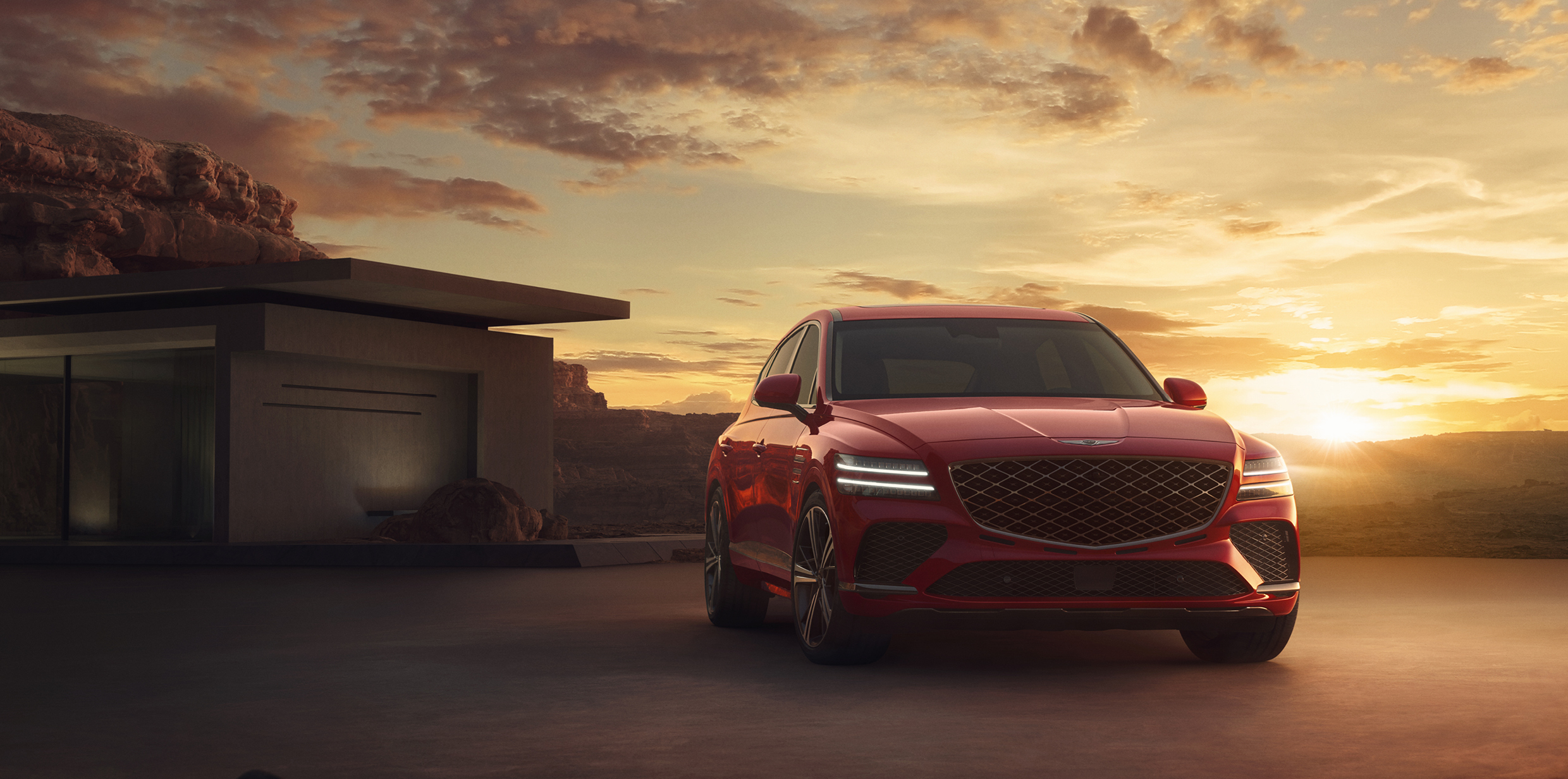 제네시스 GV80 쿠페 3.5 터보 48V 슈퍼차저 모델의 모습