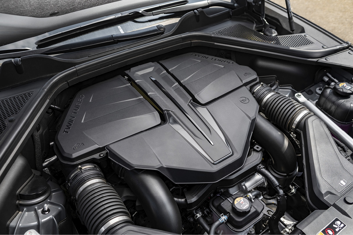 제네시스 GV80 쿠페 3.5T e-SC 엔진룸