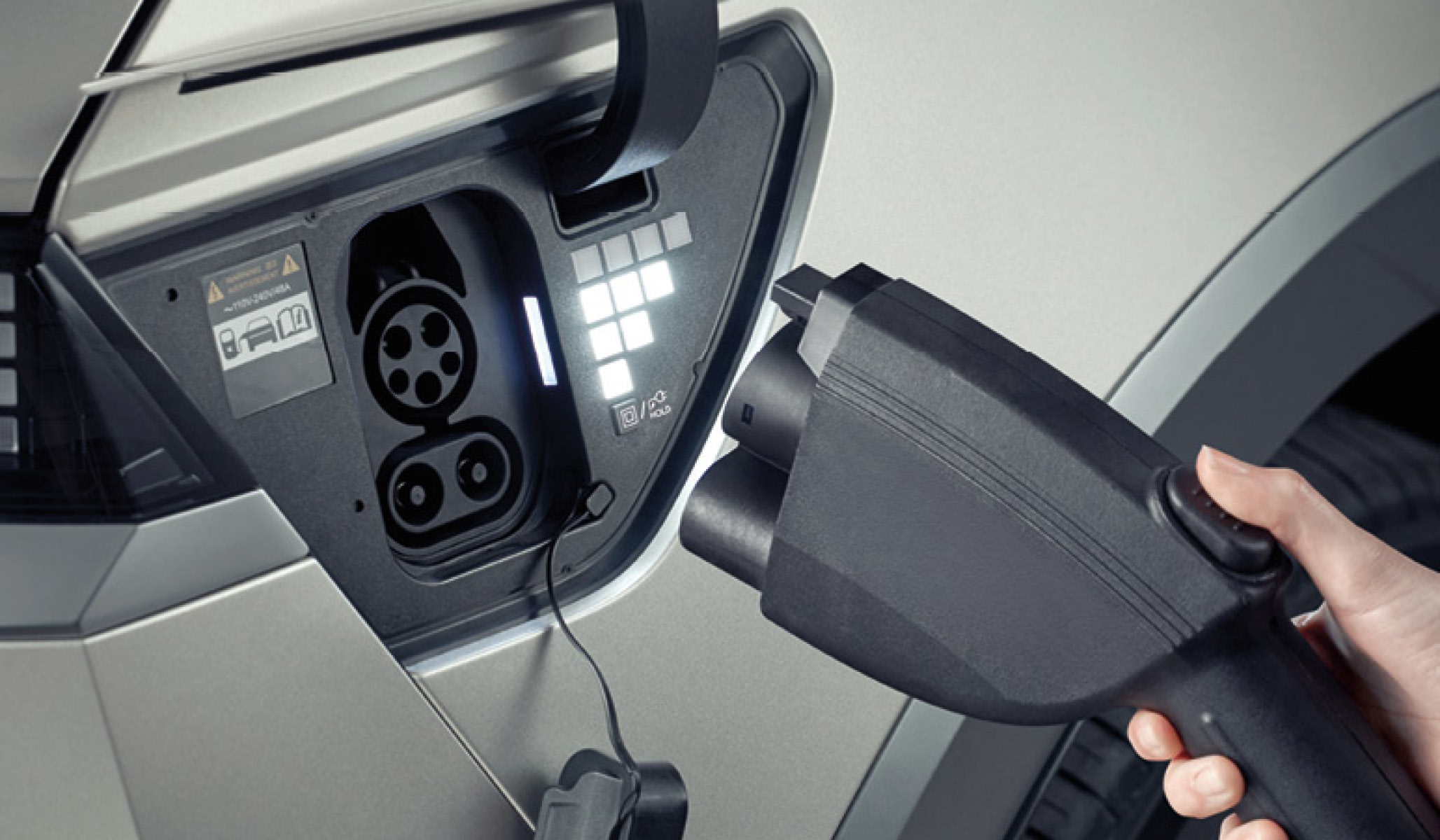 Charging  port of Hyundai The new Ioniq 5