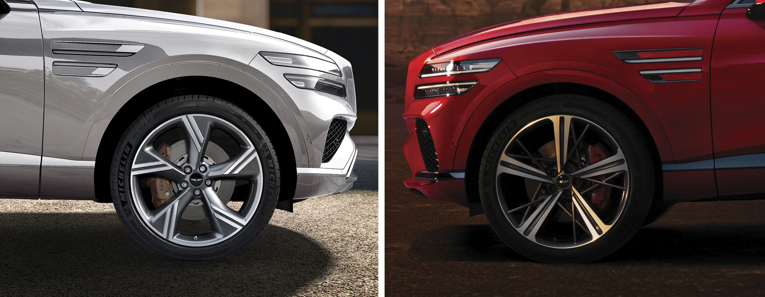 22-inch wheels of Genesis GV80 and GV80 coupe