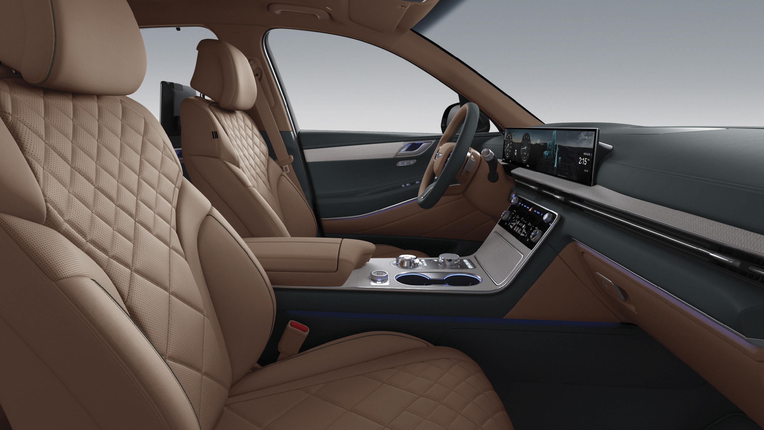 Interior Design View of Genesis GV80