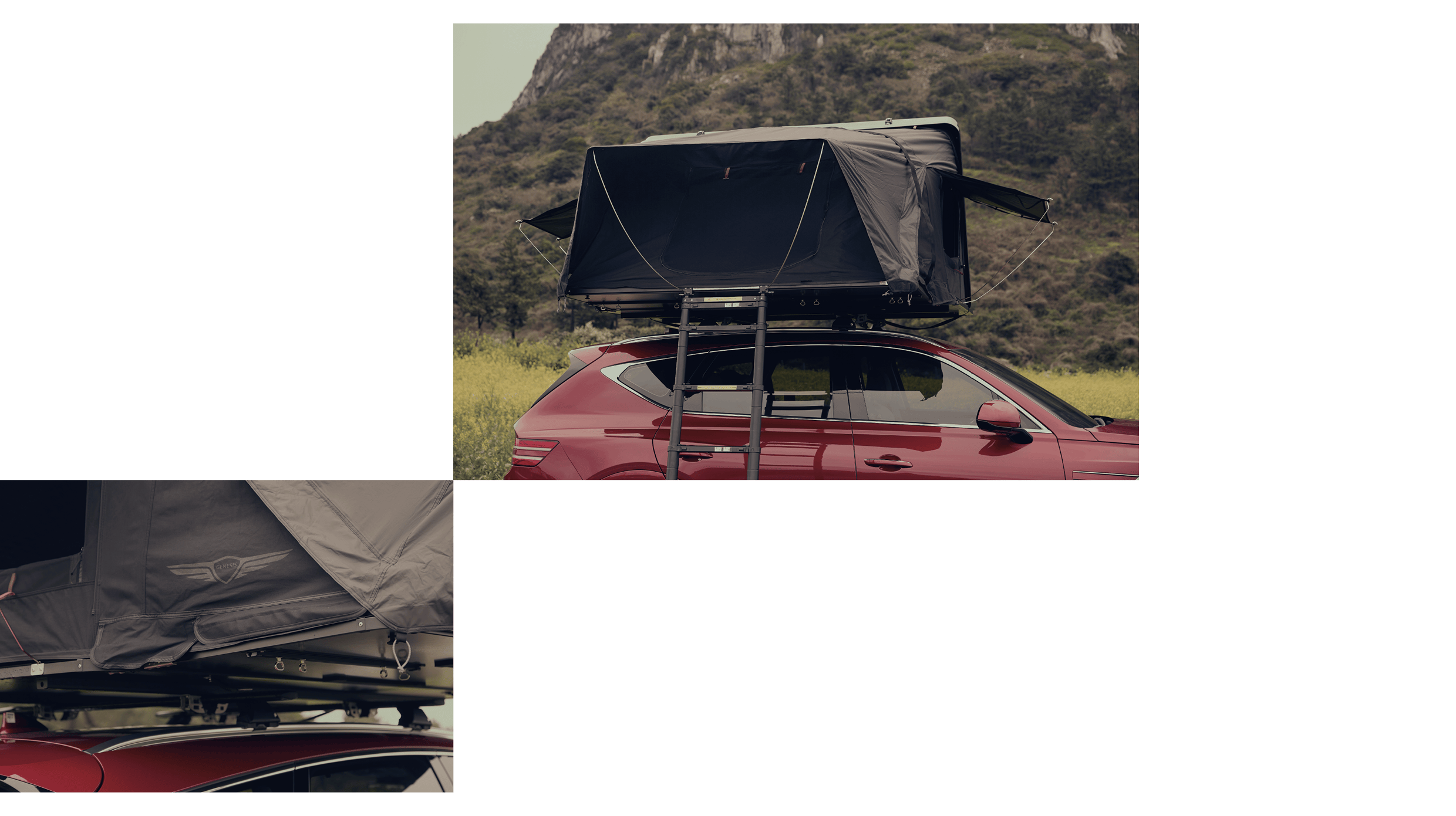 GV80와 제네시스 루프탑 텐트