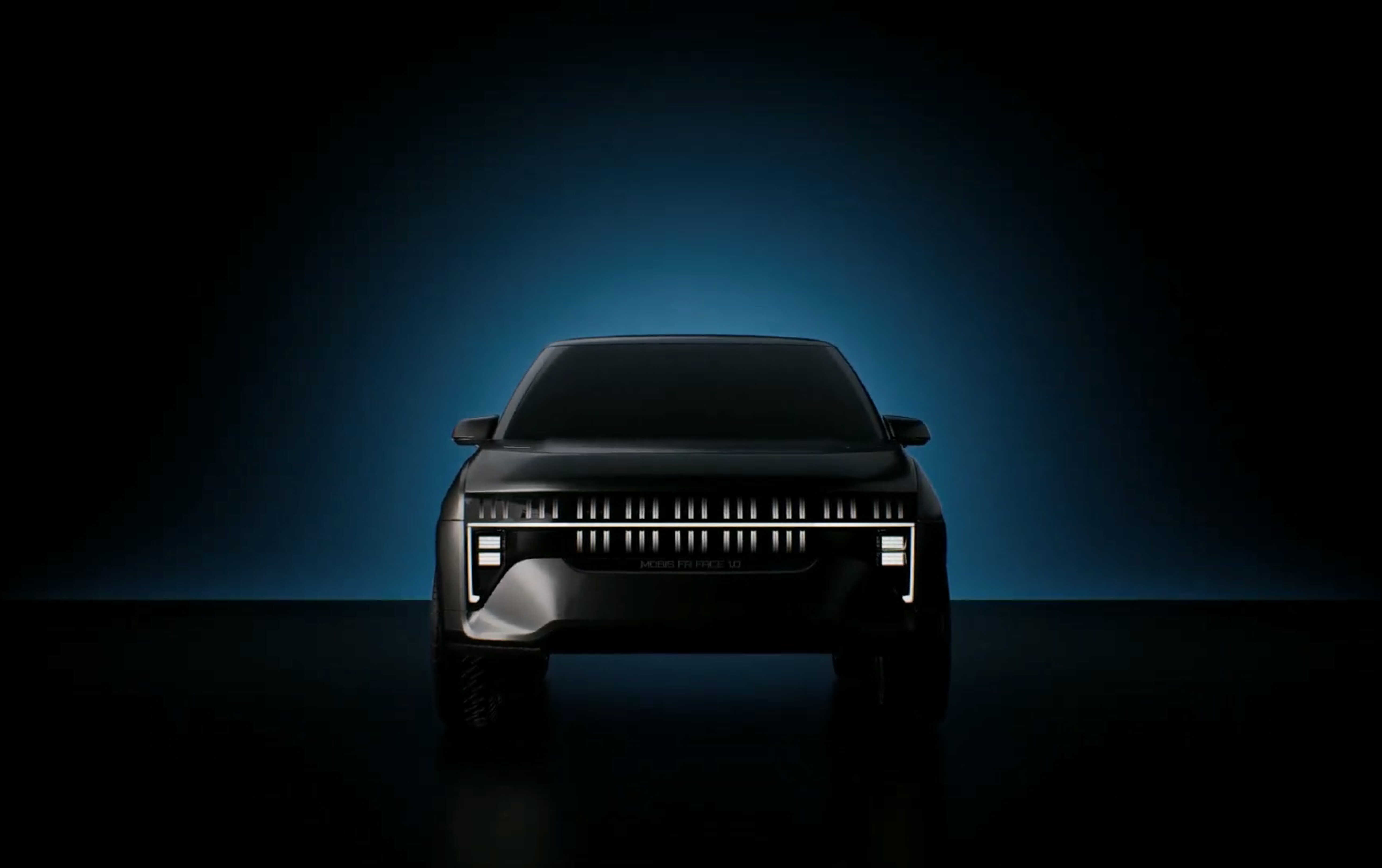 Front facet of Hyundai Mobis Front Face Integration Module