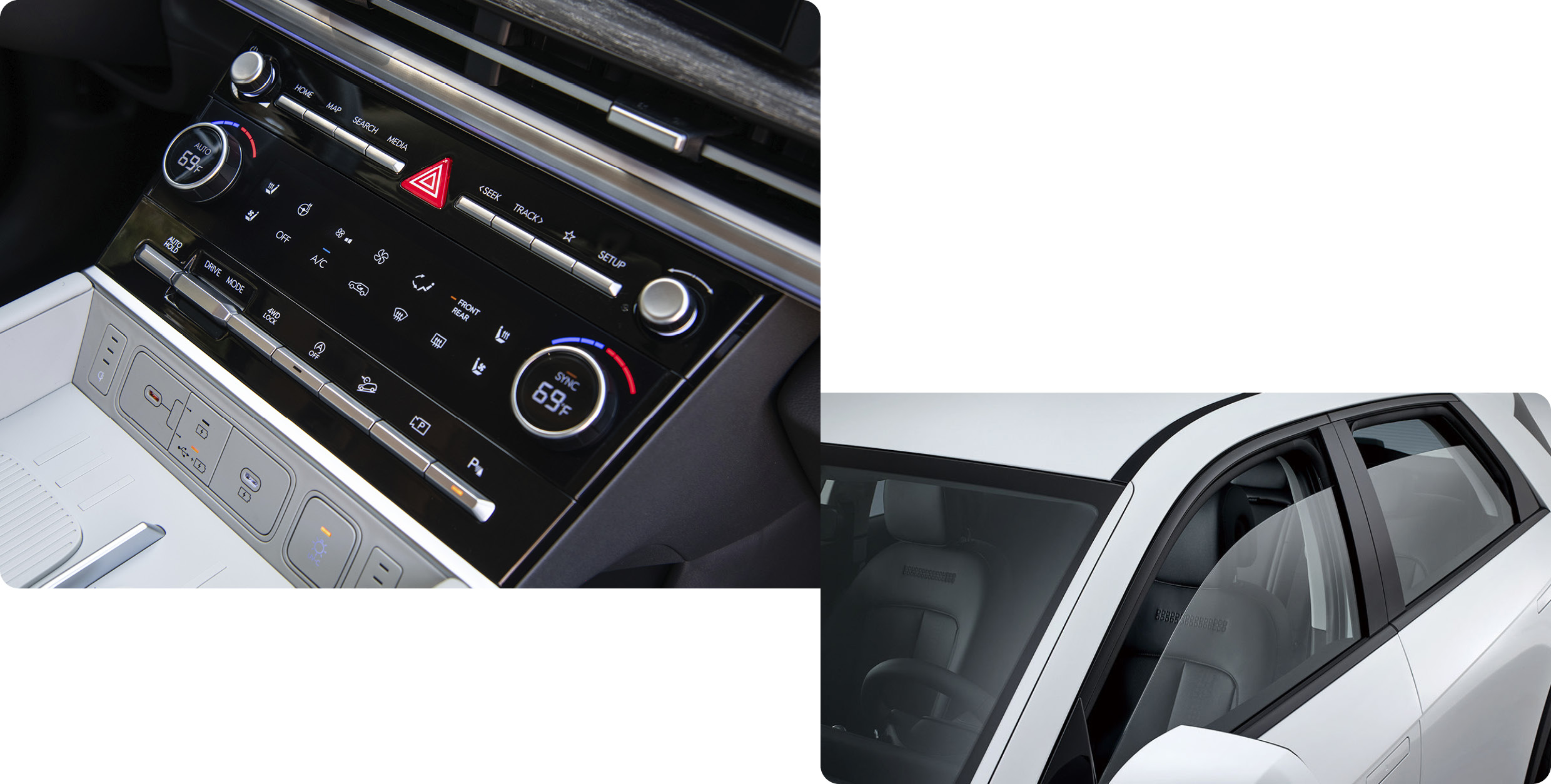 Air conditioning unit and windows half open