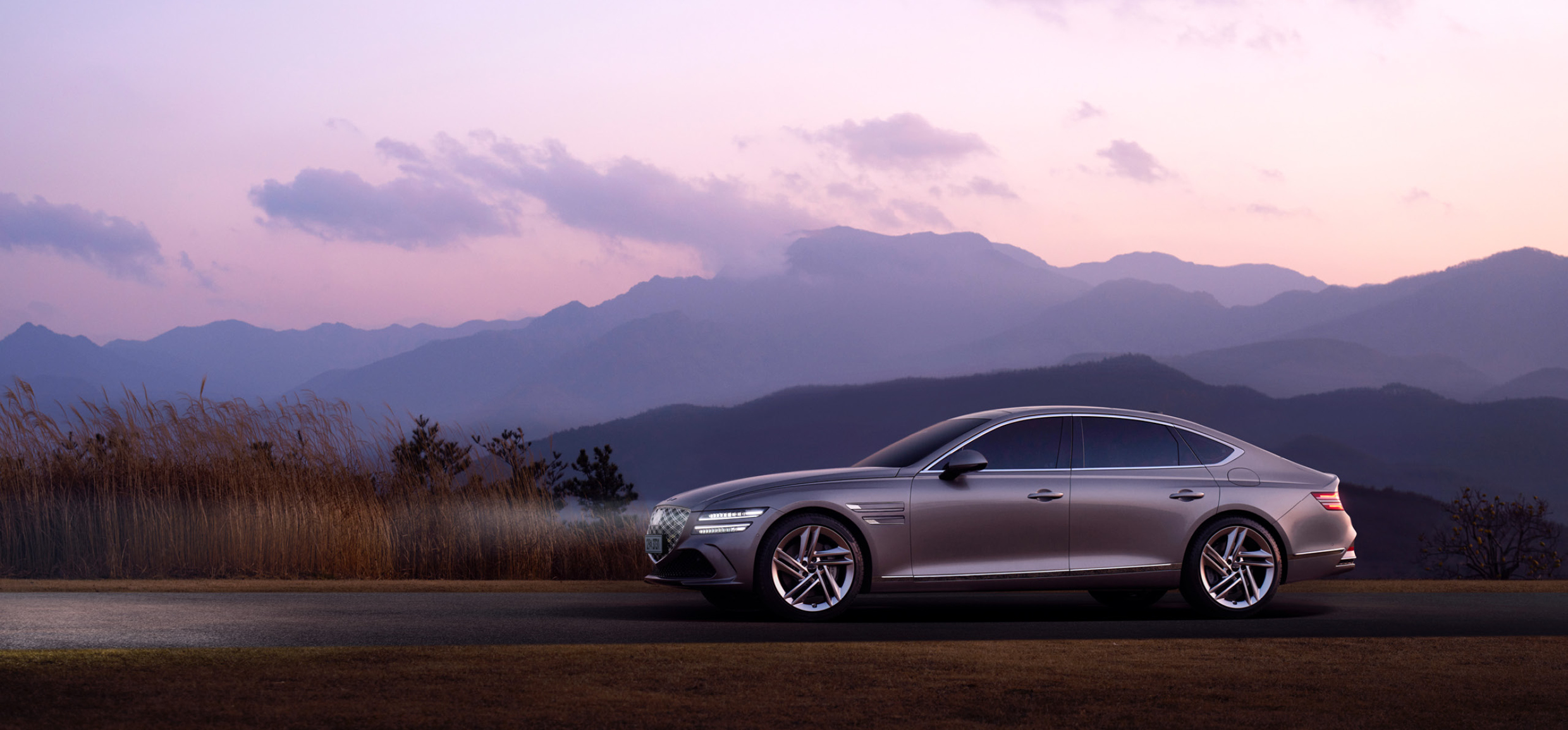 Genesis G80 Sideways