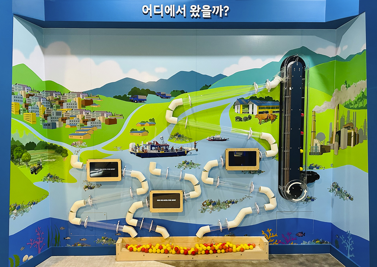 재활용 과정을 한눈에 보여주는 장치