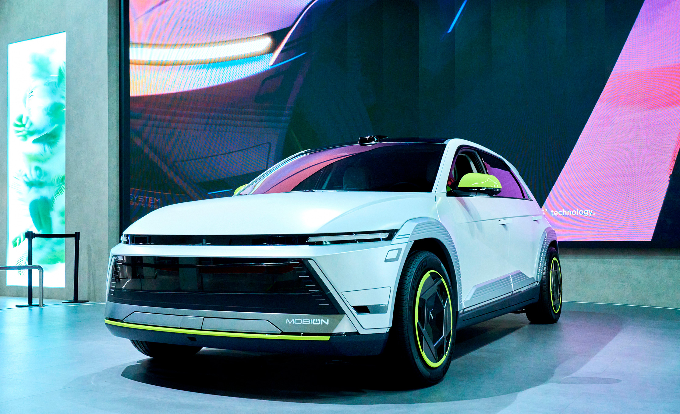 현대모비스에 전시된 모비온