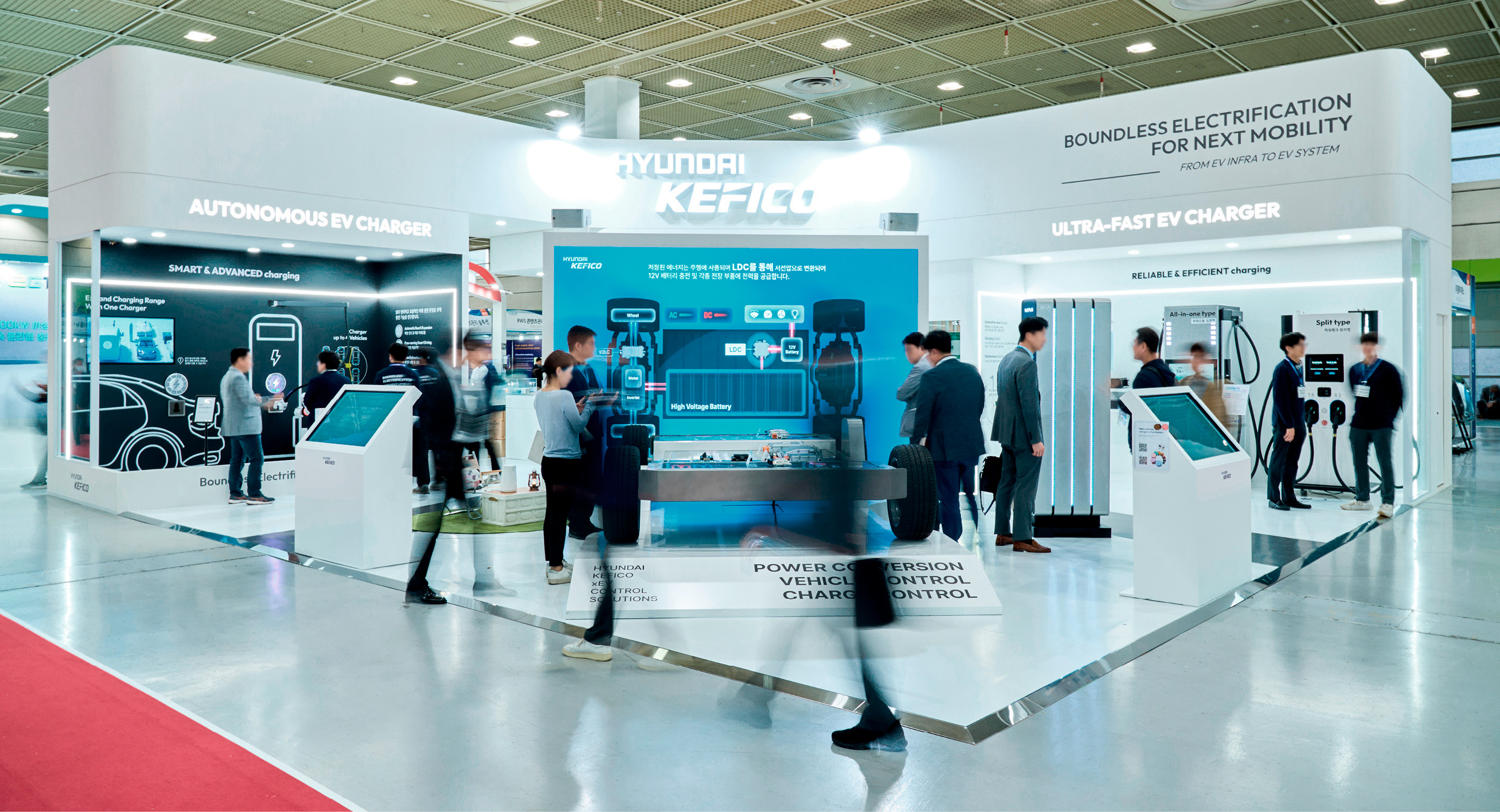 현대케피코 부스 전경