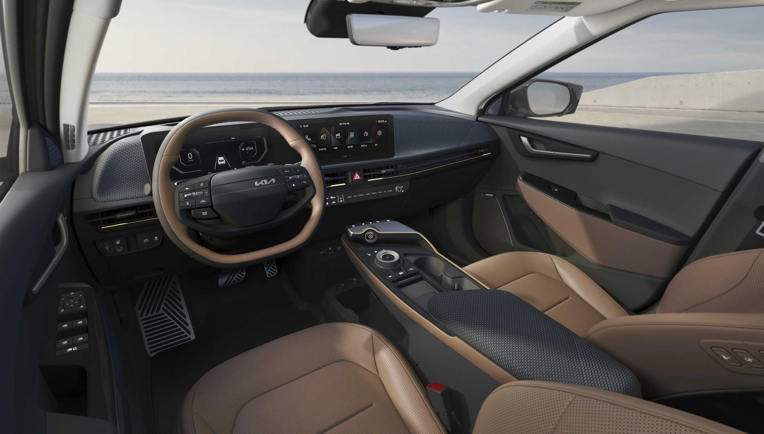 기아 EV6 콕핏