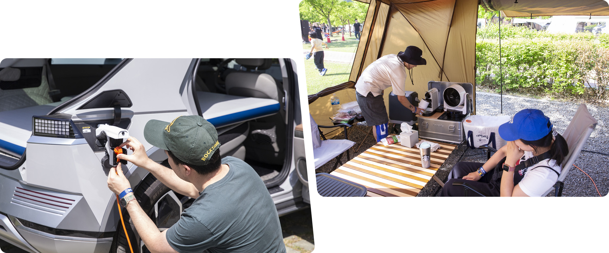 Using the V2L functionality of Ioniq 5