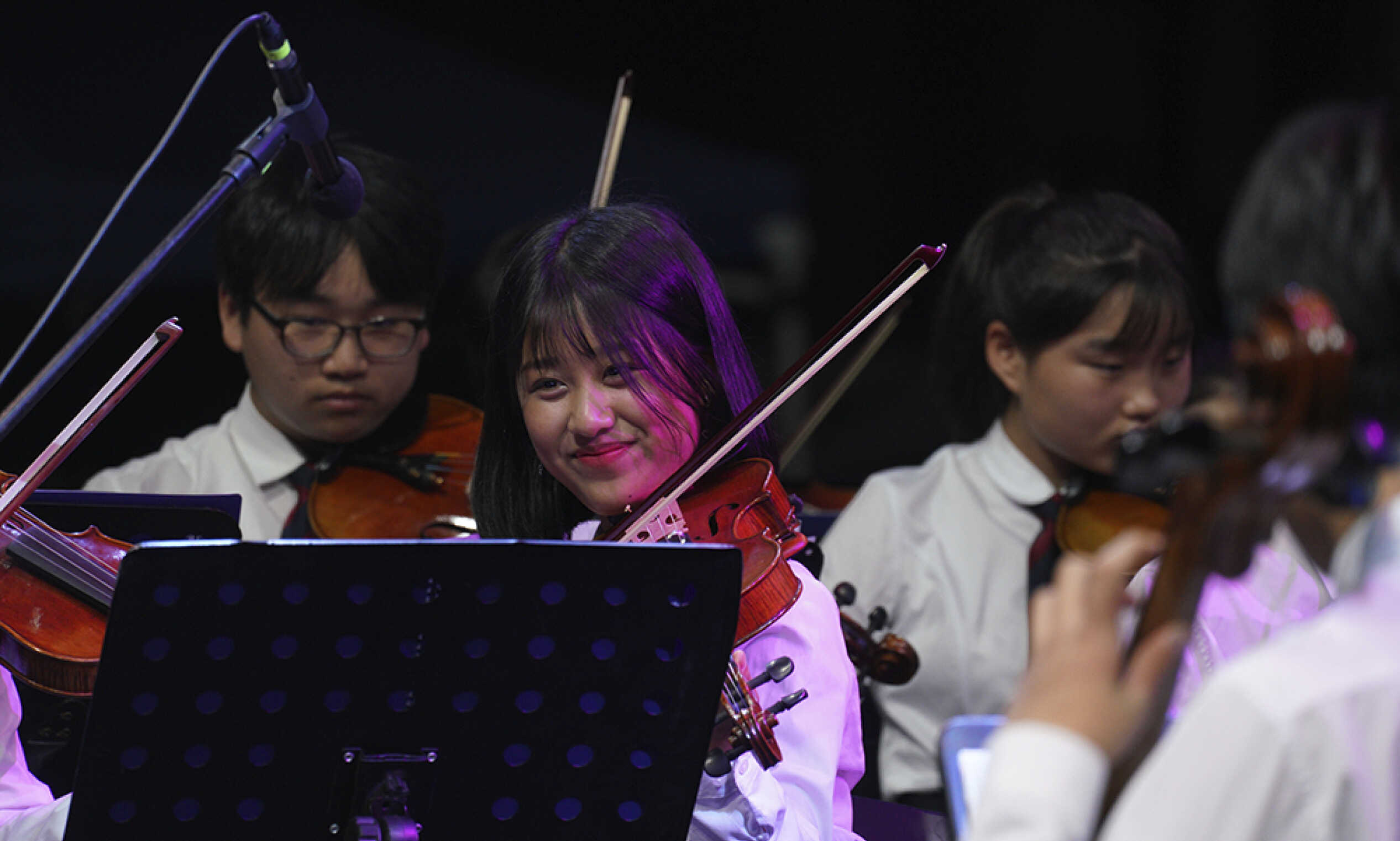 계촌 클래식 축제의 공연 모습
