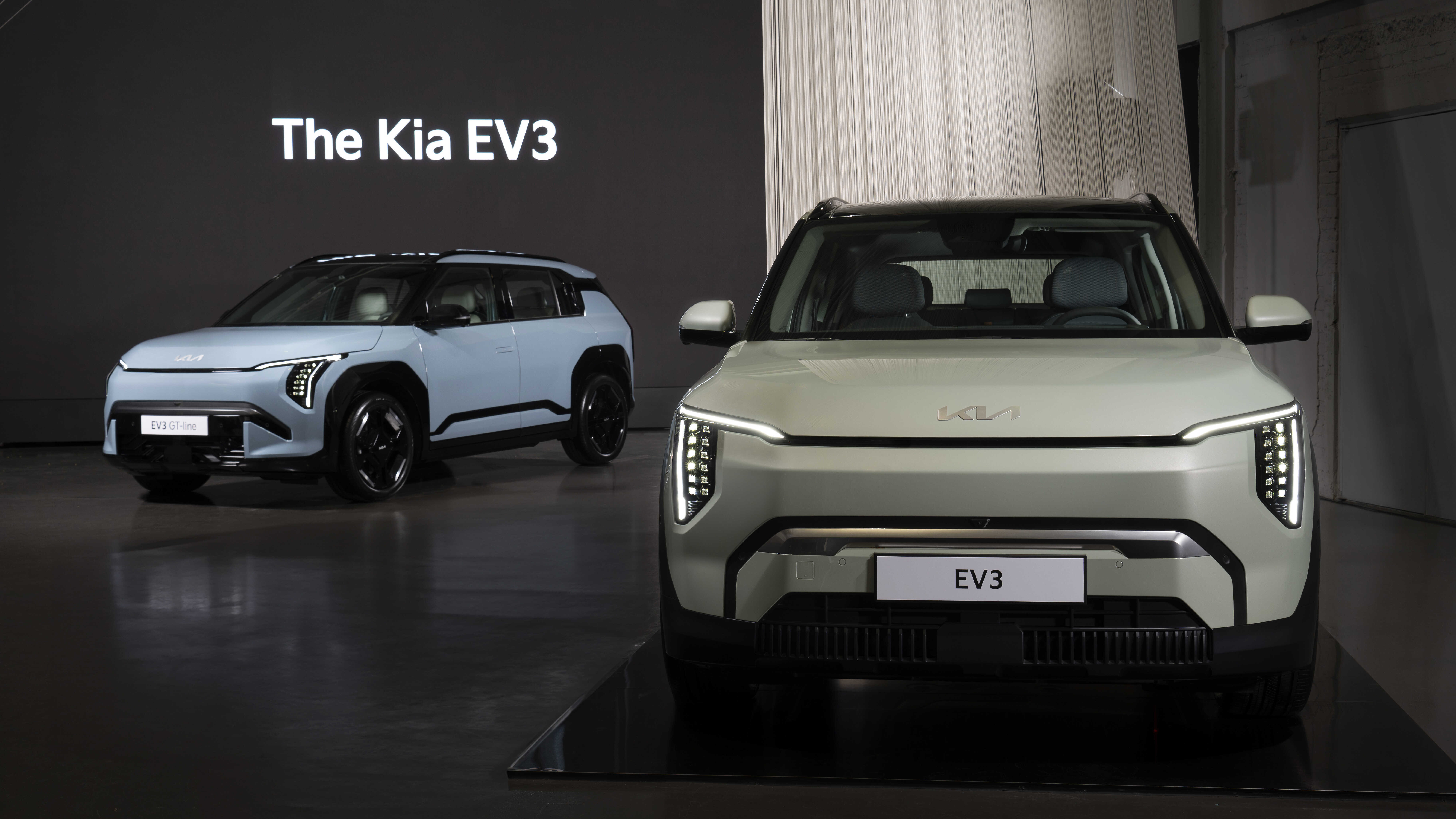 KIA EV3 on stage