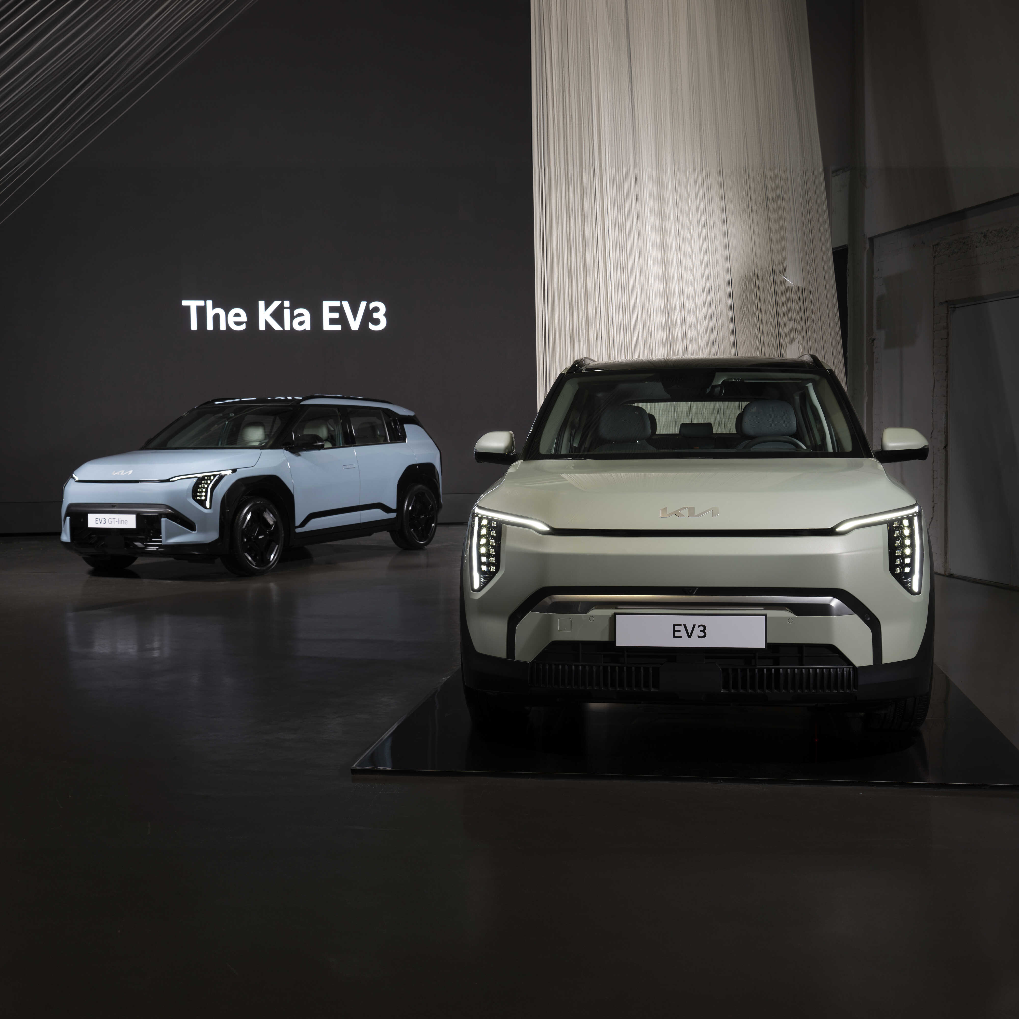 KIA EV3 on stage