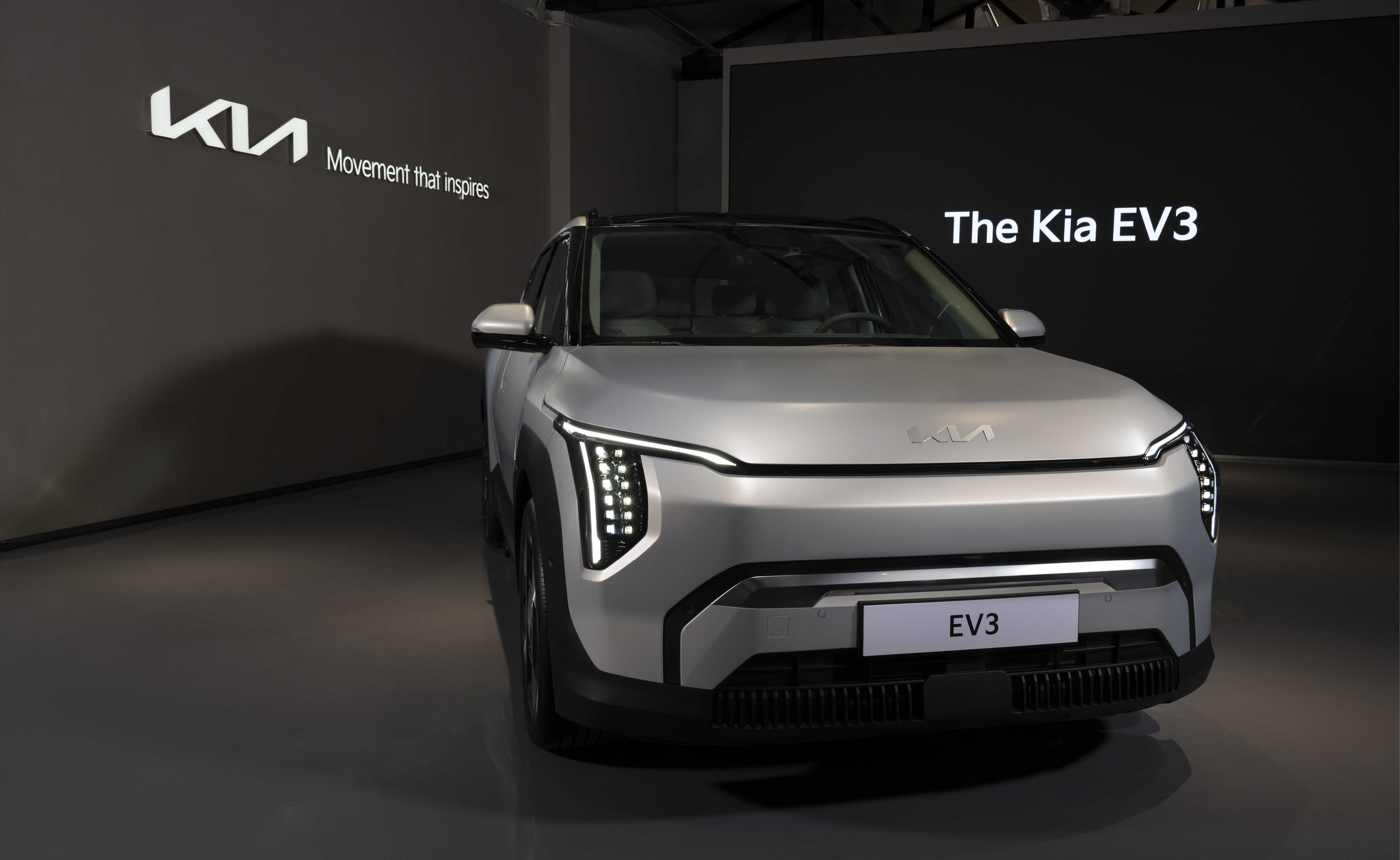 Front view of KIA EV3
