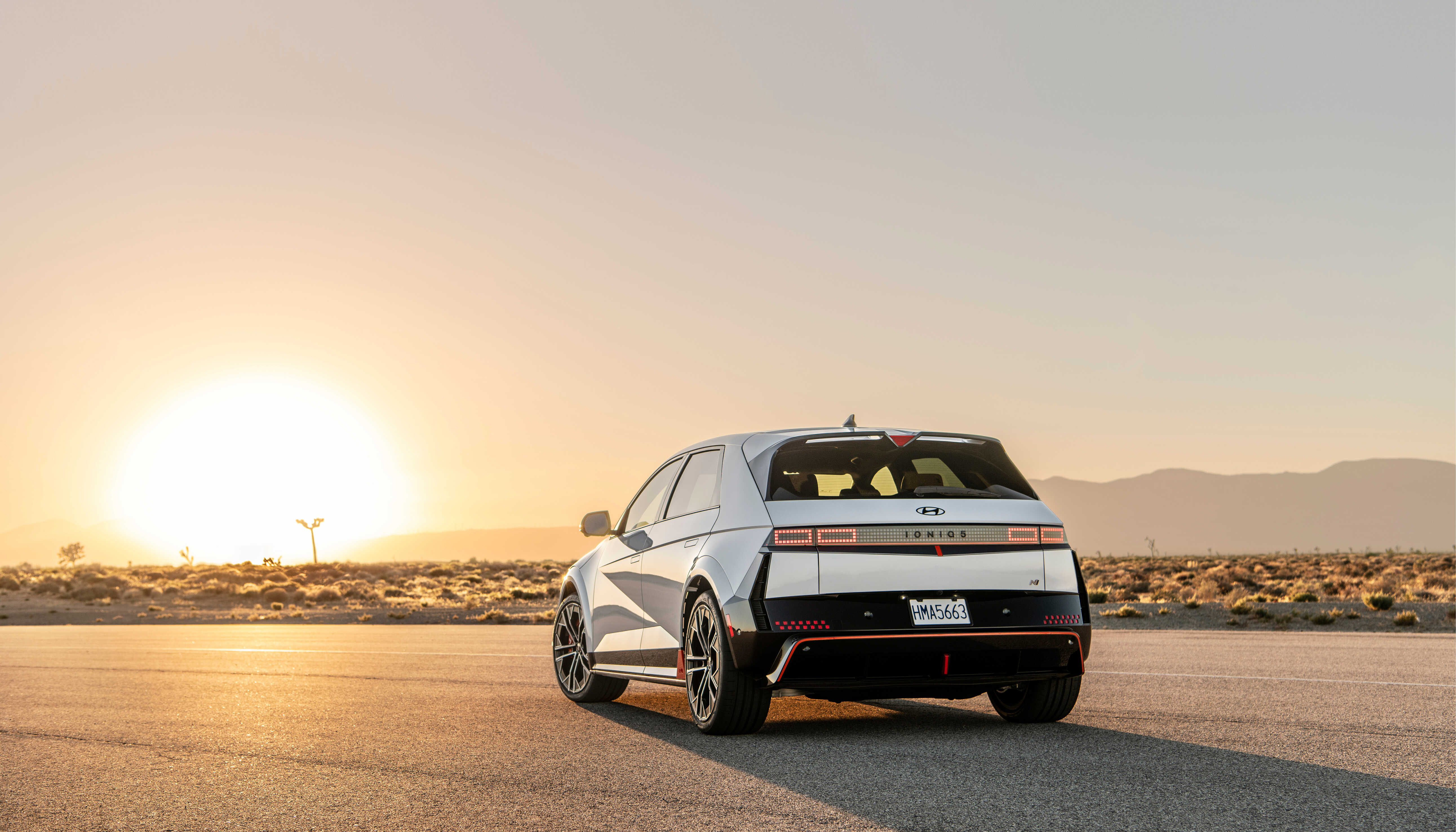 현대자동차 아이오닉 5 N의 모습
