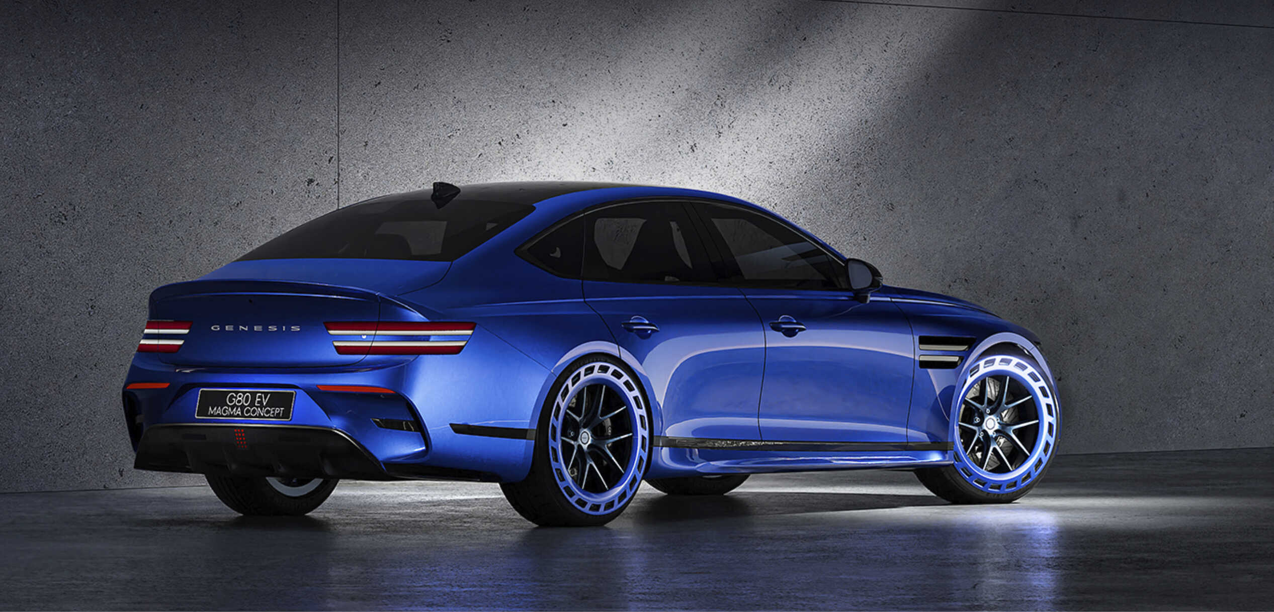 2024 오토차이나에서 제네시스가 공개한 G80 전동화 마그나 콘셉트의 모습