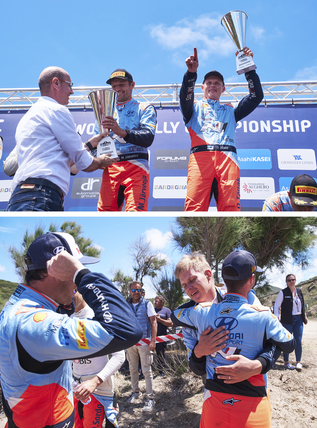 오트 타낙과 티에리 누빌의 모습