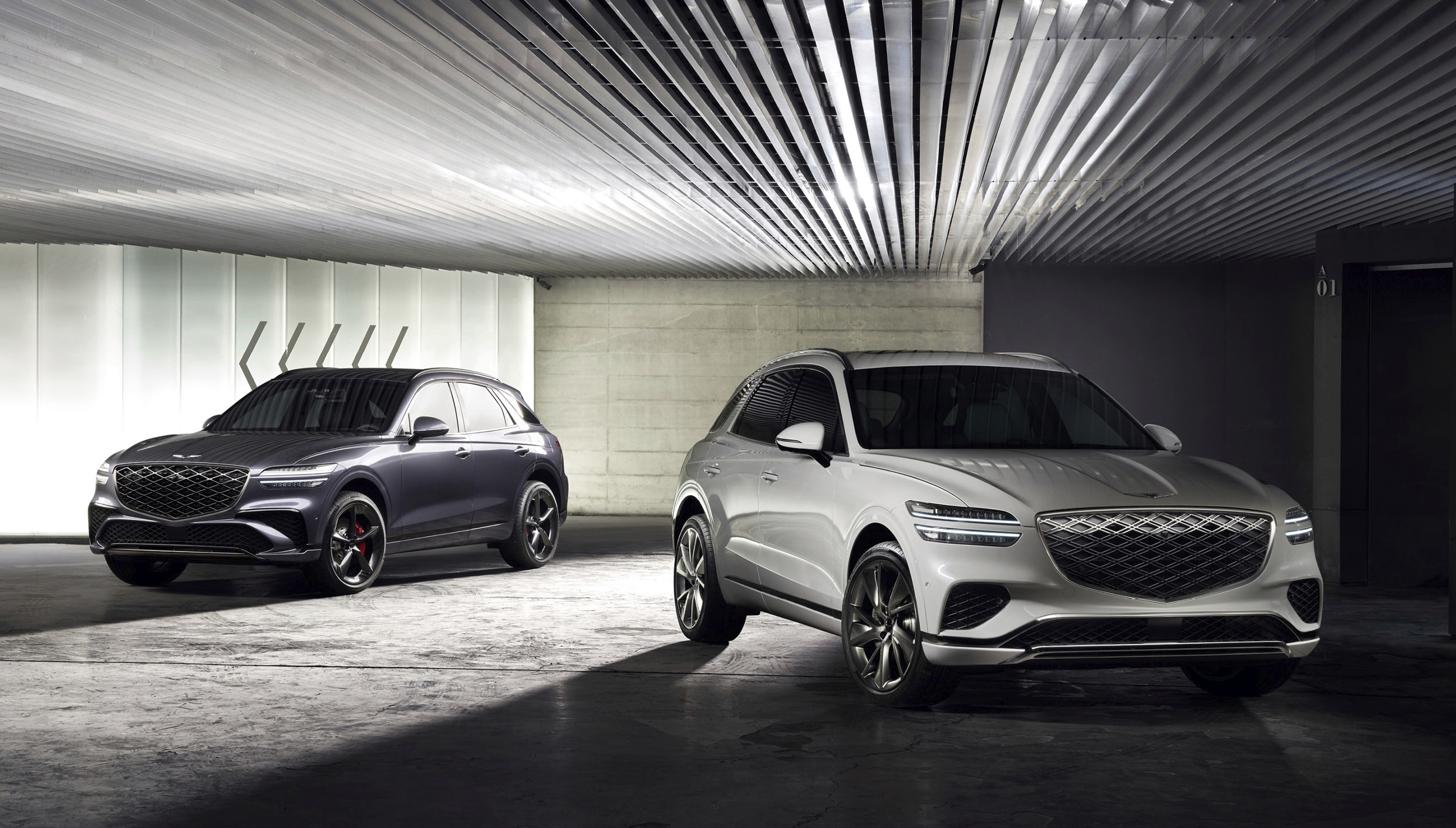 GV70 부분변경 모델의 타이틀 컷