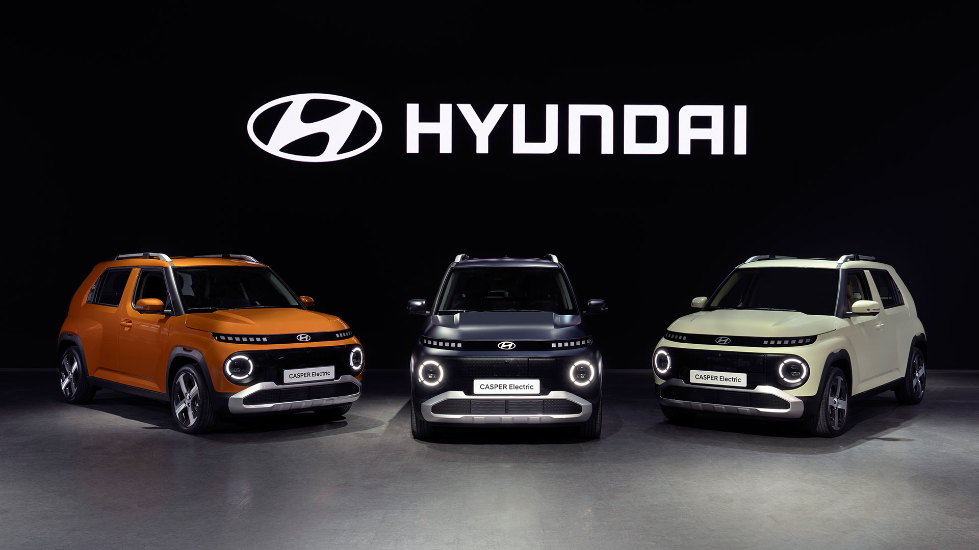 2024 부산모빌리티쇼 현대차관에 전시된 캐스퍼 일렉트릭의 모습