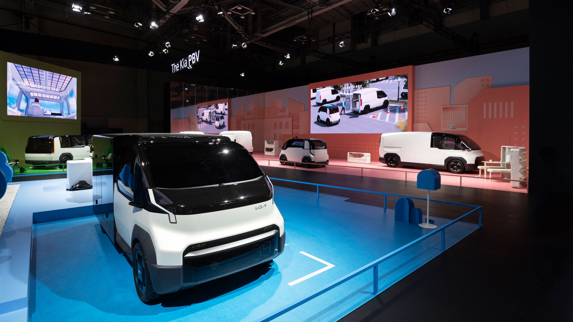 '2024 부산모빌리티쇼' 기아관 'PBV 존' 전경