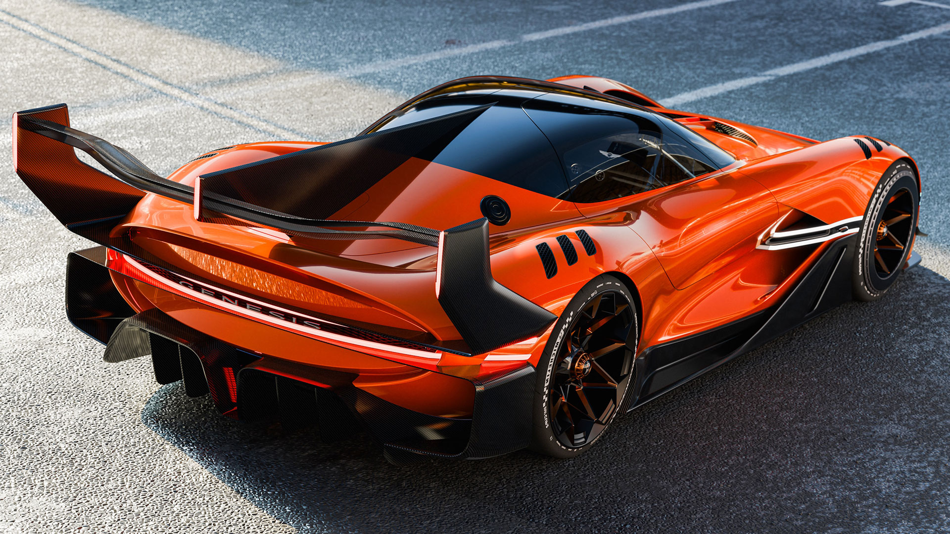 제네시스 엑스 그란 레이서 콘셉트의 외관