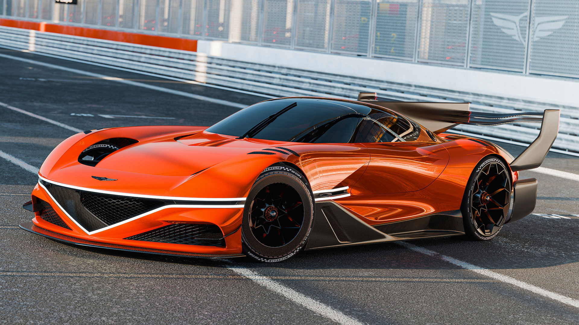 제네시스 엑스 그란 레이서 콘셉트의 외관