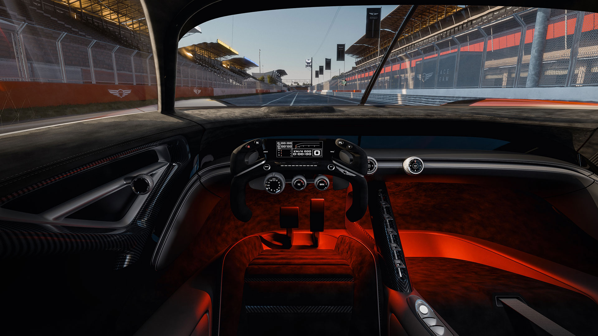 제네시스 엑스 그란 레이서 콘셉트의 내부