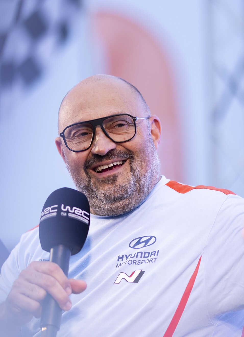 현대 월드랠리팀 WRC 프로그램 매니저 크리스티앙 로리오의 모습