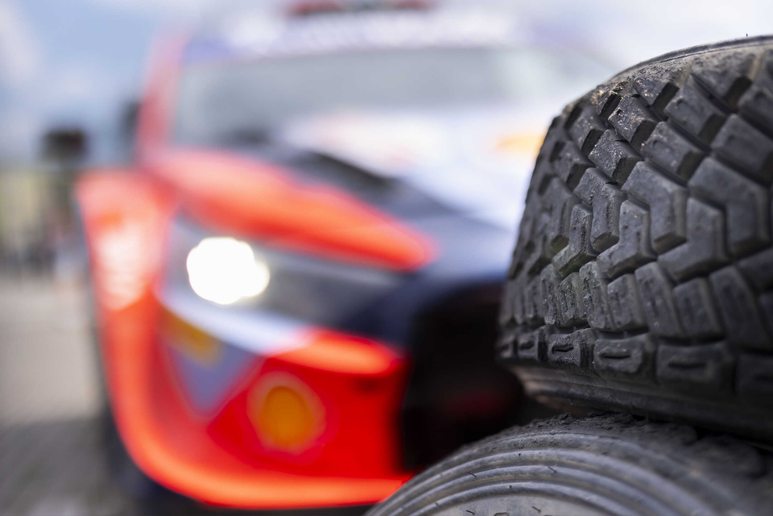 Tires on Hyundai Motor's i20N Rally1 Hybrid