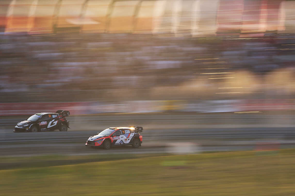 현대자동차 i20 N 랠리1 하이브리드의 주행 모습