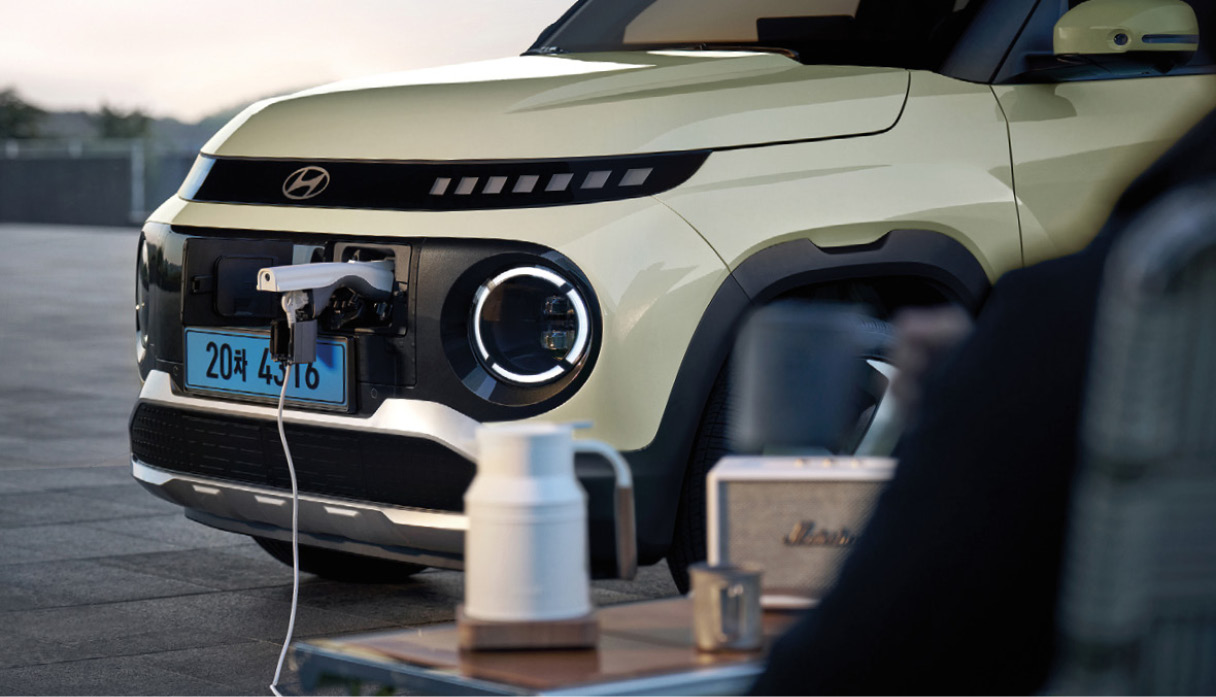 V2L 기능을 활용하는 모습