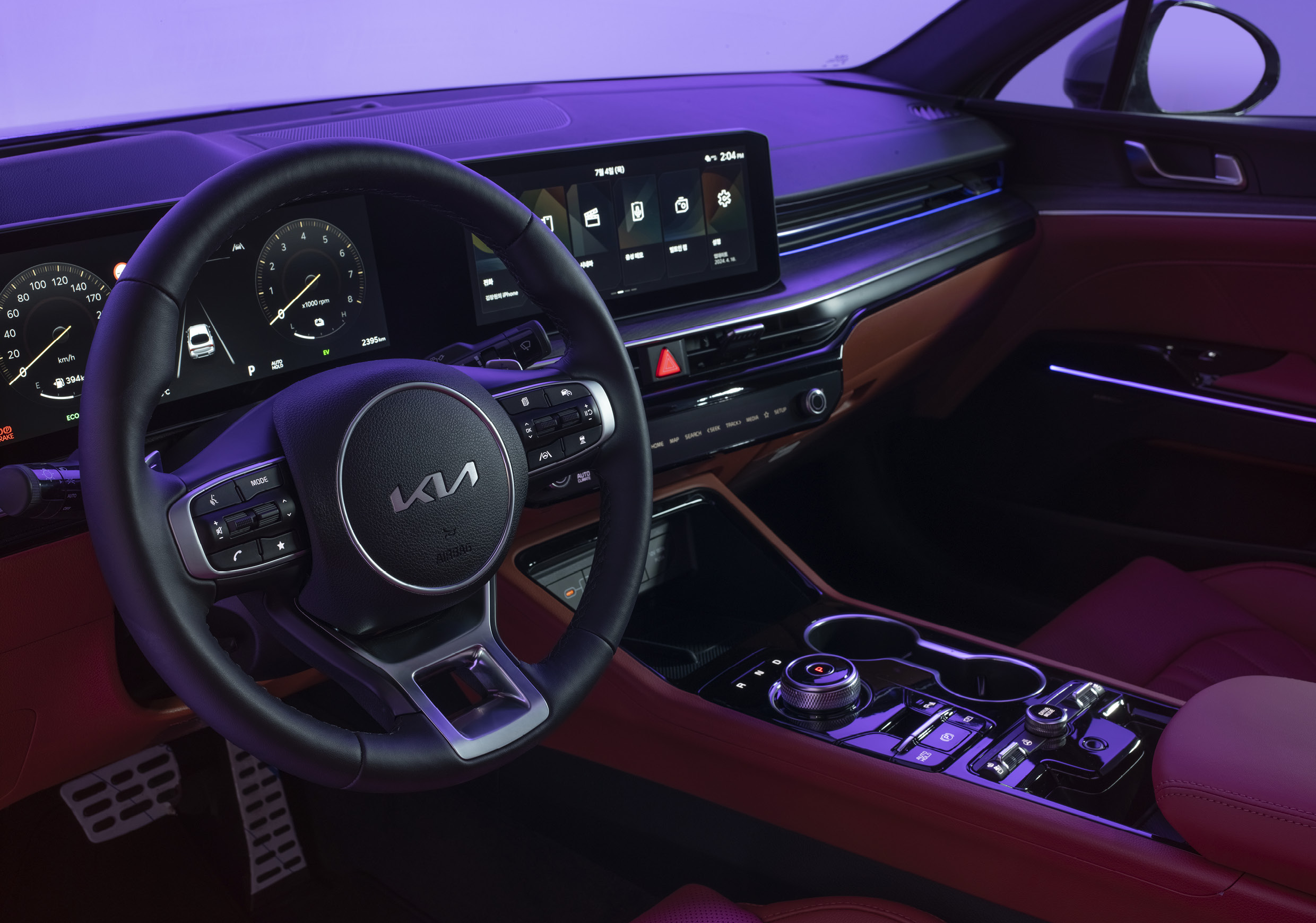 Interior of KIA K5