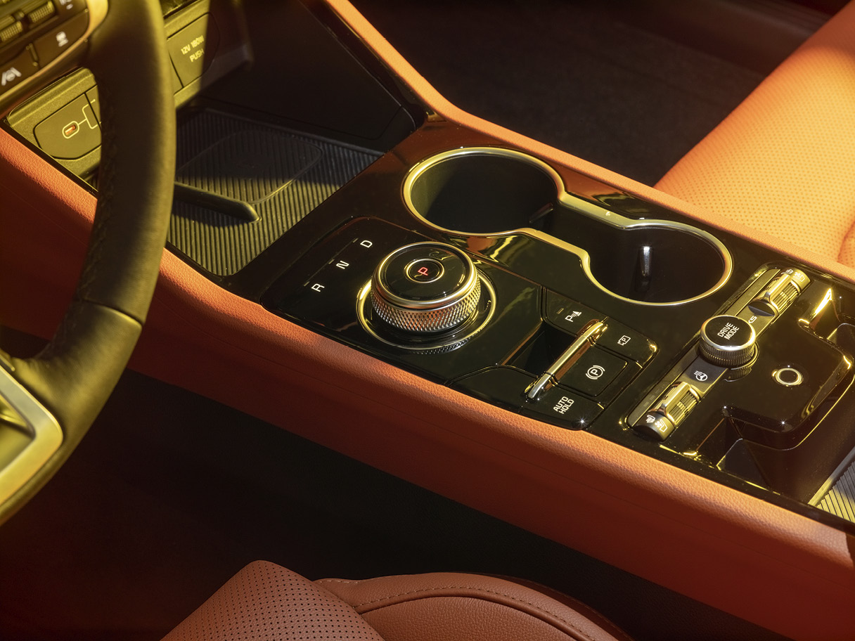 기아 K5 전자식 변속 다이얼