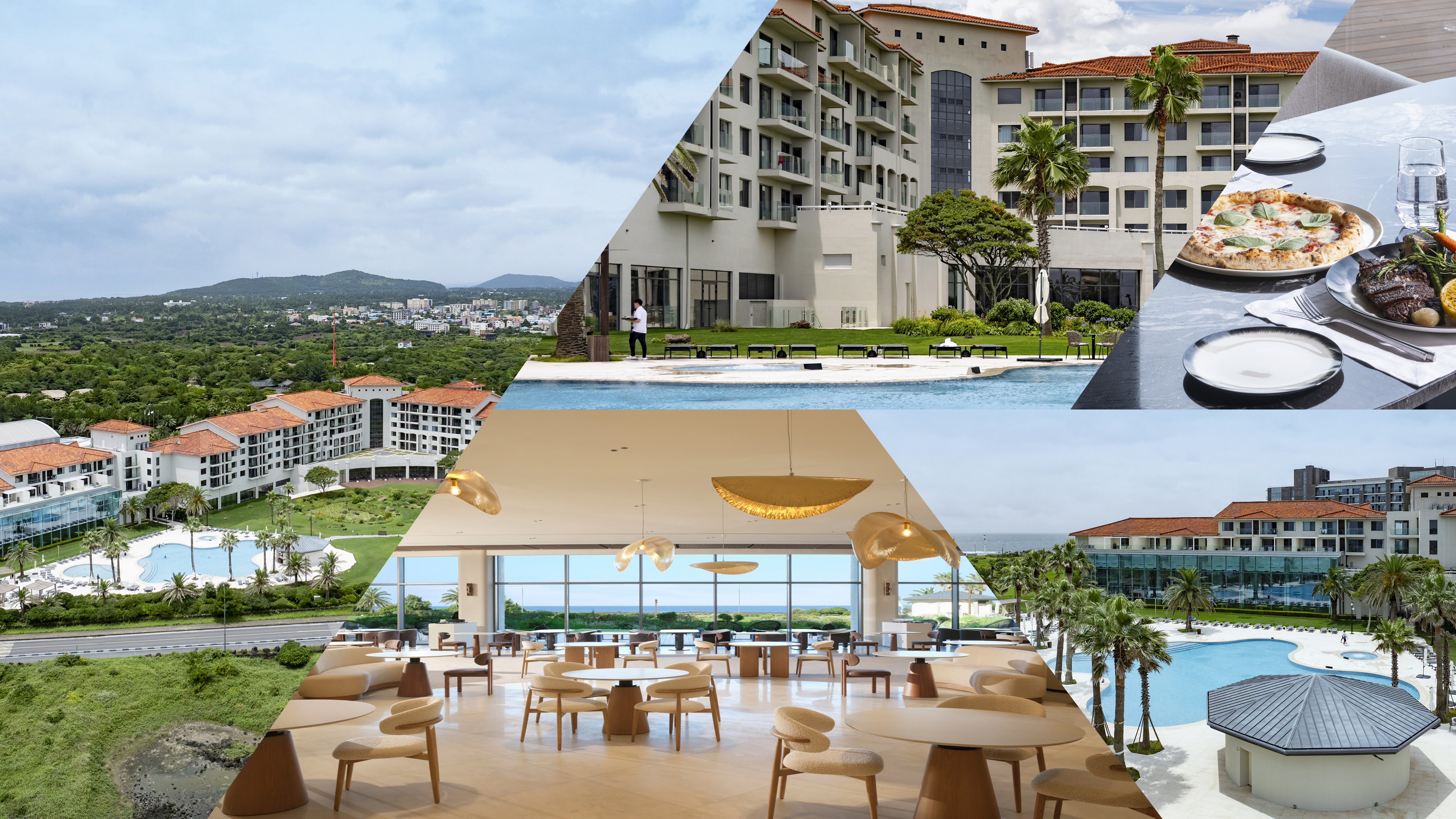 리조트 외관, 식사 등 다양한 이미지 모음