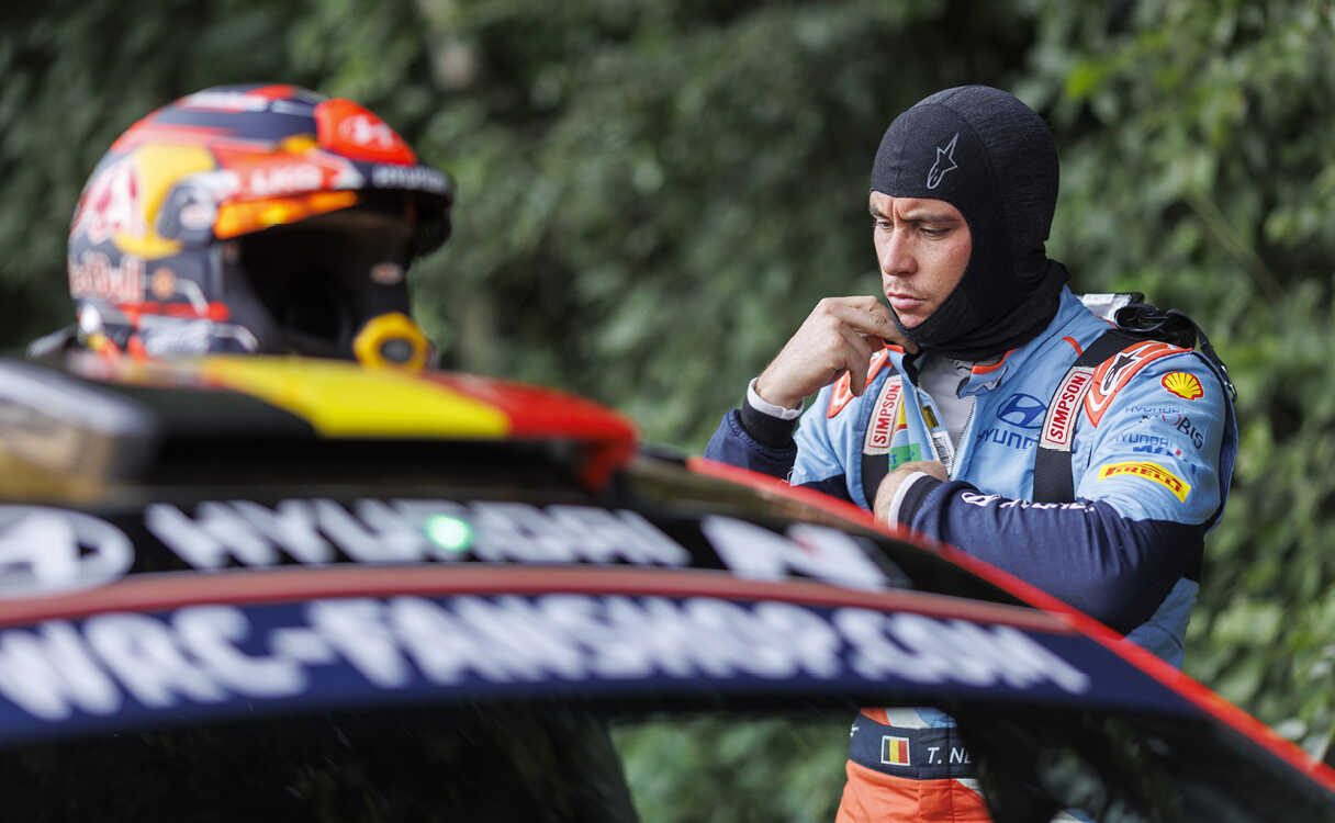 Thierry neuville of Hyundai rally team