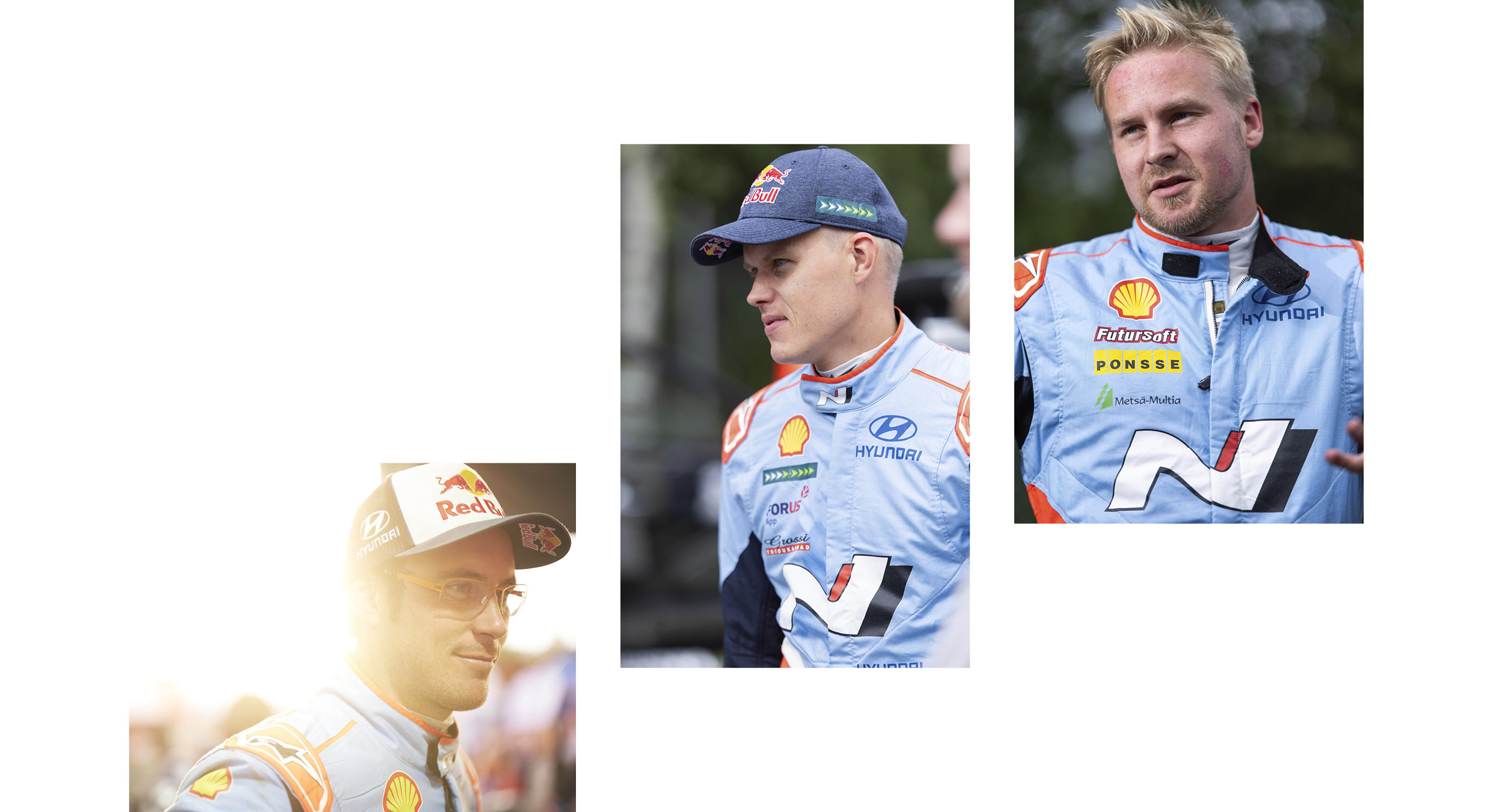 현대월드랠리팀 드라이버들의 모습