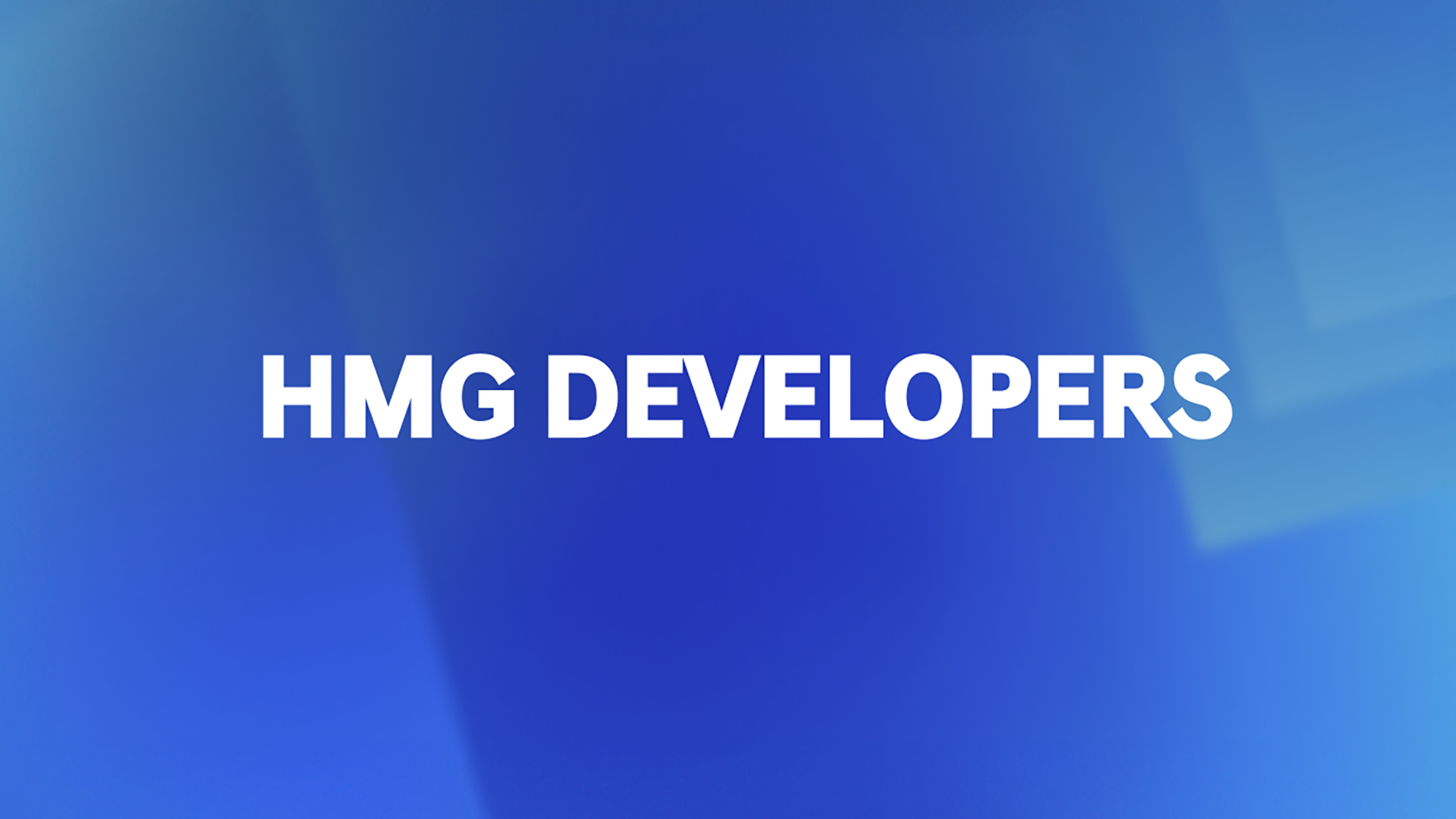 HMG 디벨로퍼스 타이틀 레터링