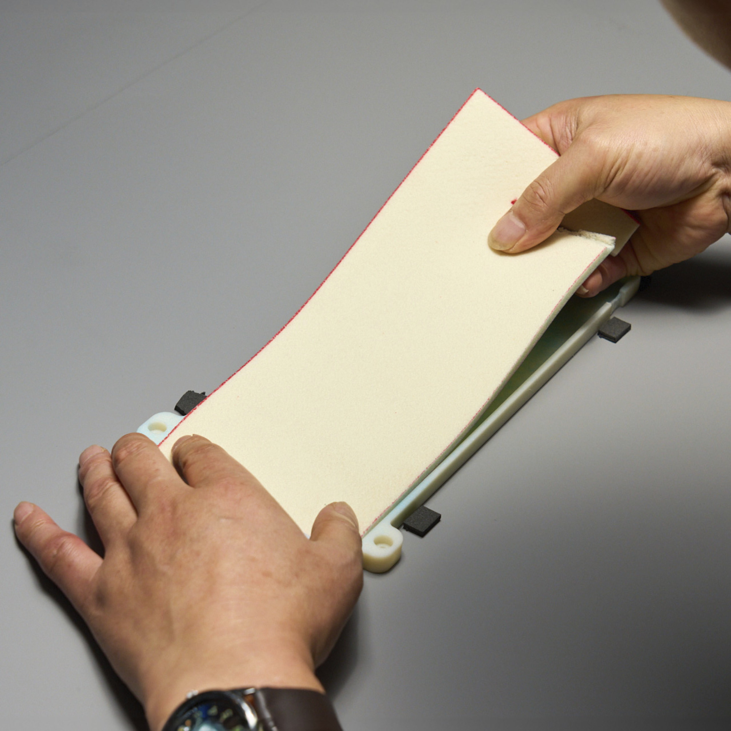 Process of fabricating radiant heating system