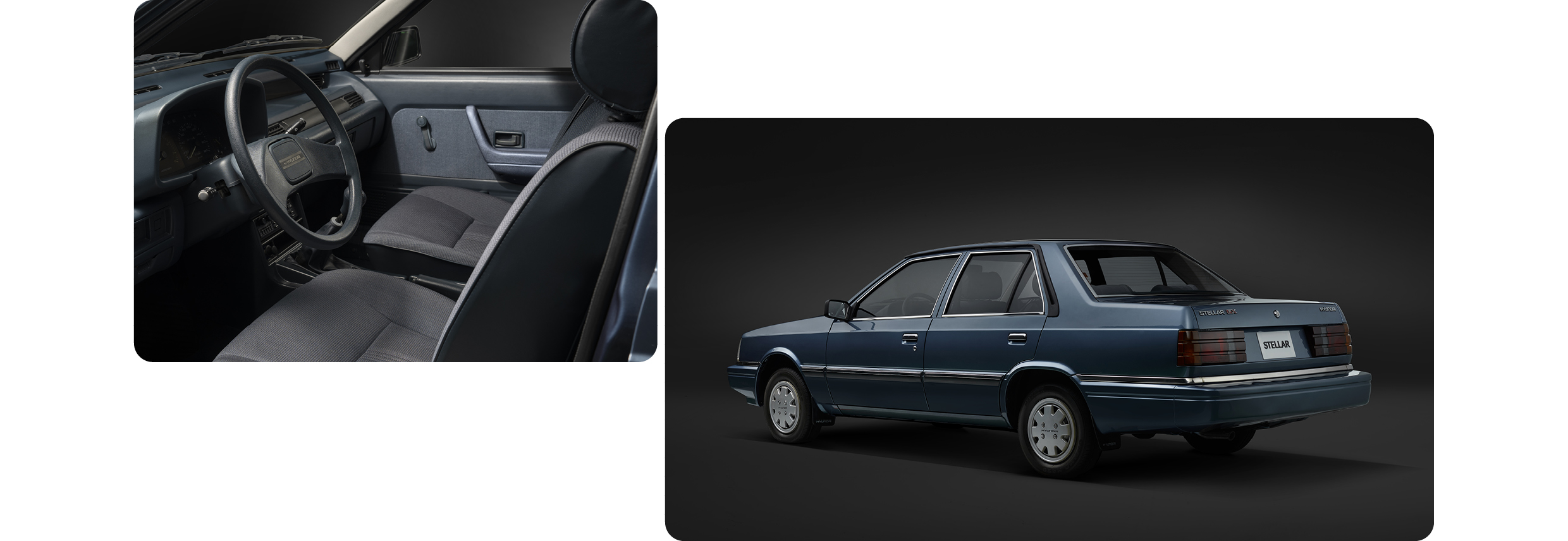 스텔라 후측면, 운전석 모습