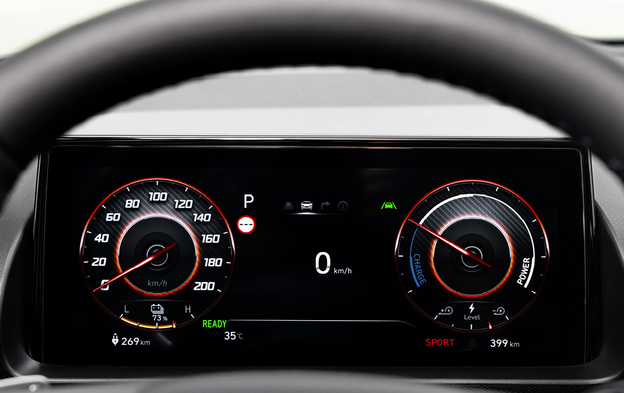 10.25인치 클러스터 화면