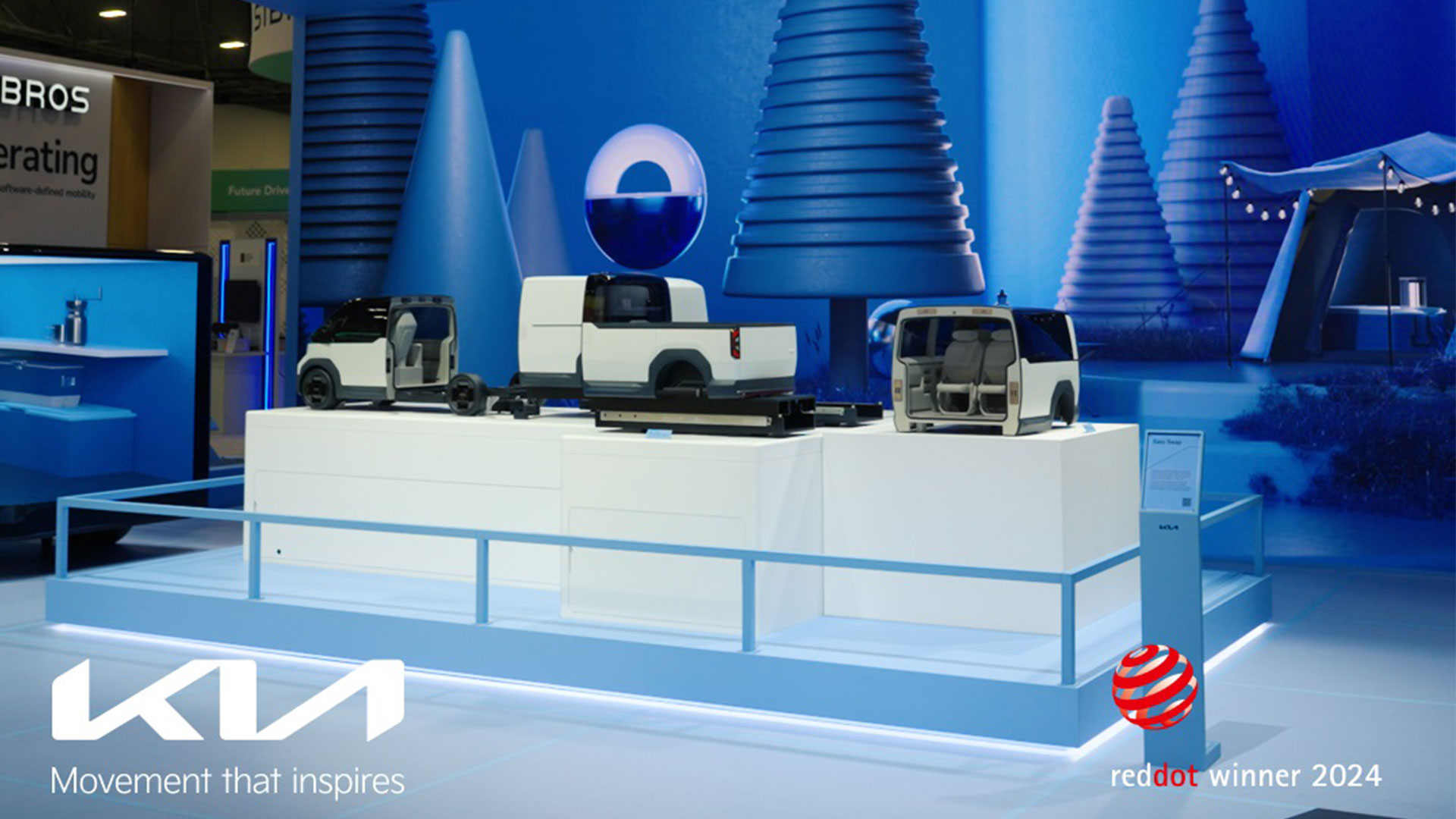 Kia claims dual Red Dot honors for 80th year stationery design and PBV mobility concept video