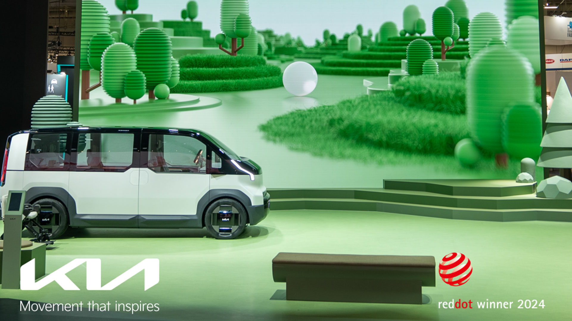 Kia claims dual Red Dot honors for 80th year stationery design and PBV mobility concept video