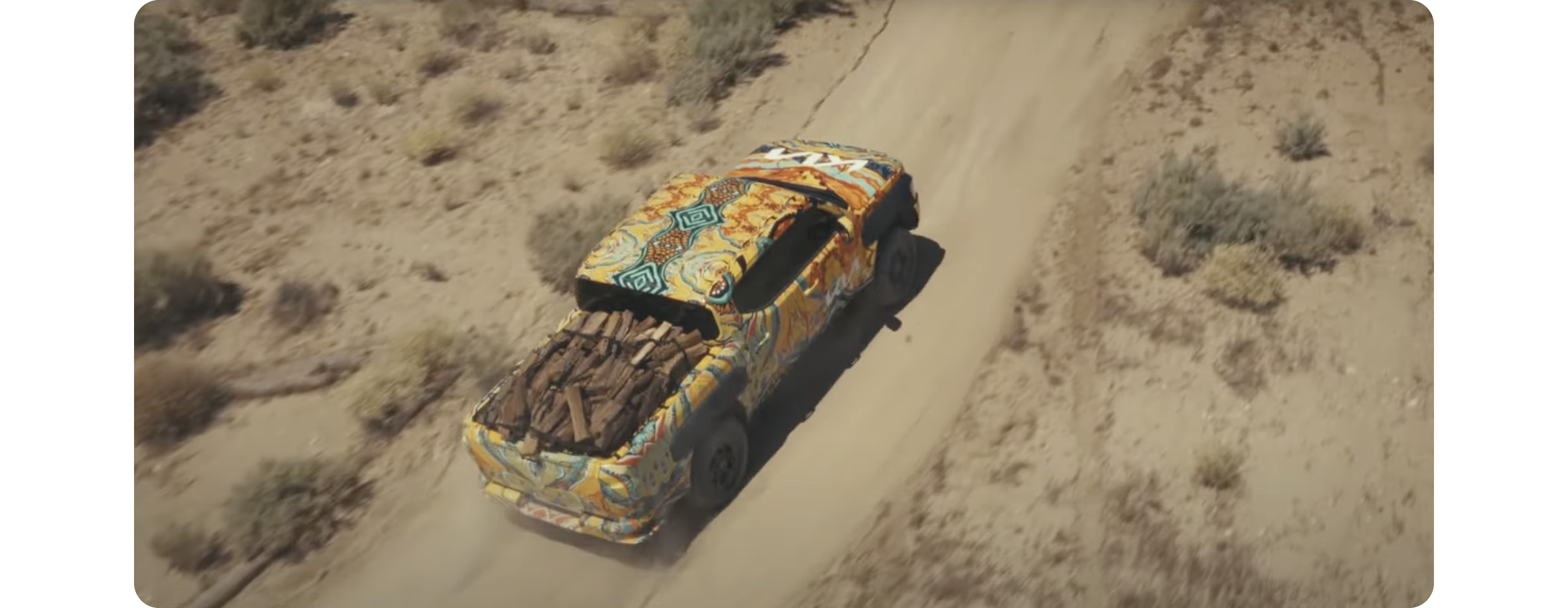 타스만의 시험주행 모습