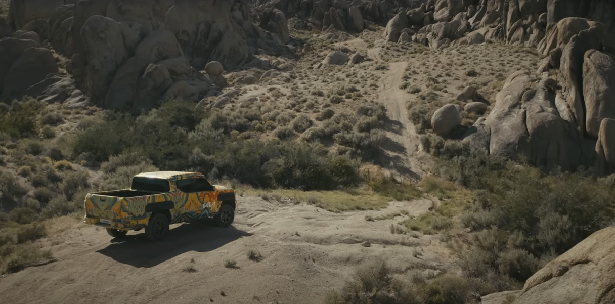 타스만의 시험주행 모습