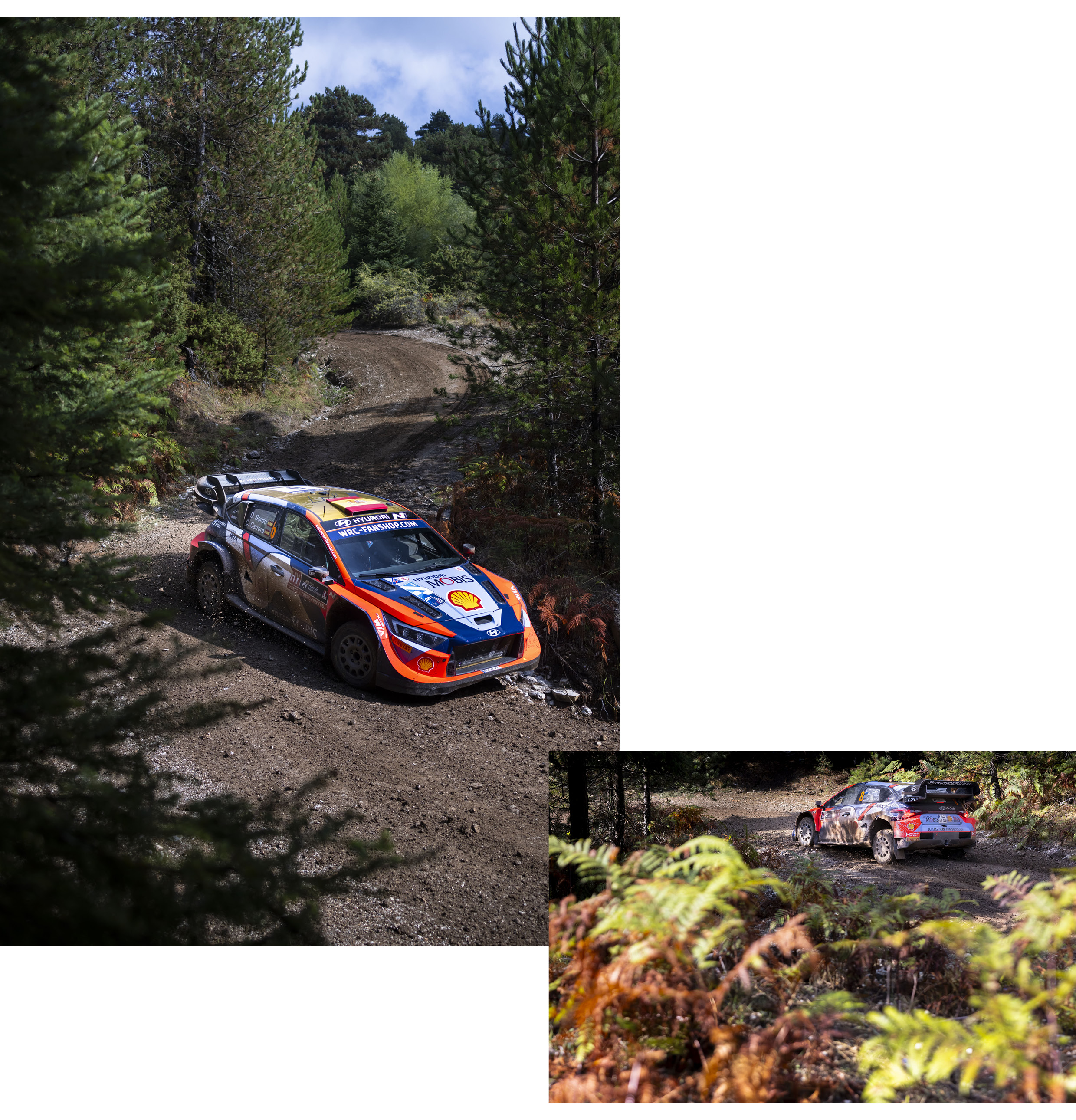 What a rally car looks like in a Greek rally
