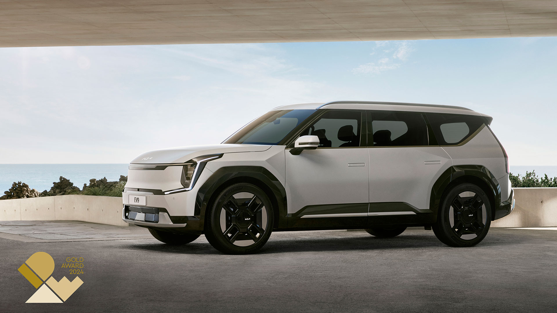 2024 IDEA 디자인 어워드에서 금상을 수상한 기아 EV9