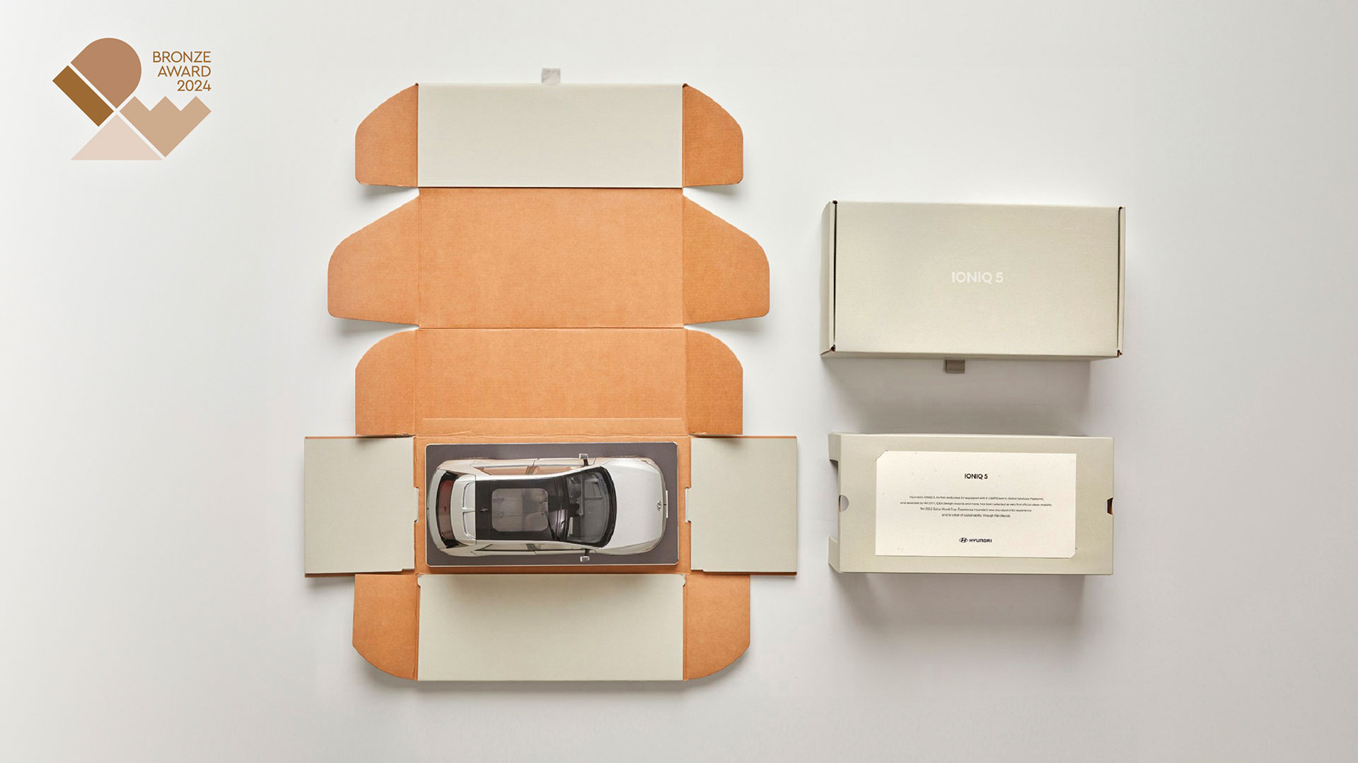 2024 IDEA 디자인 어워드에서 동상을 수상한 현대자동차 지속가능한 포장 시리즈