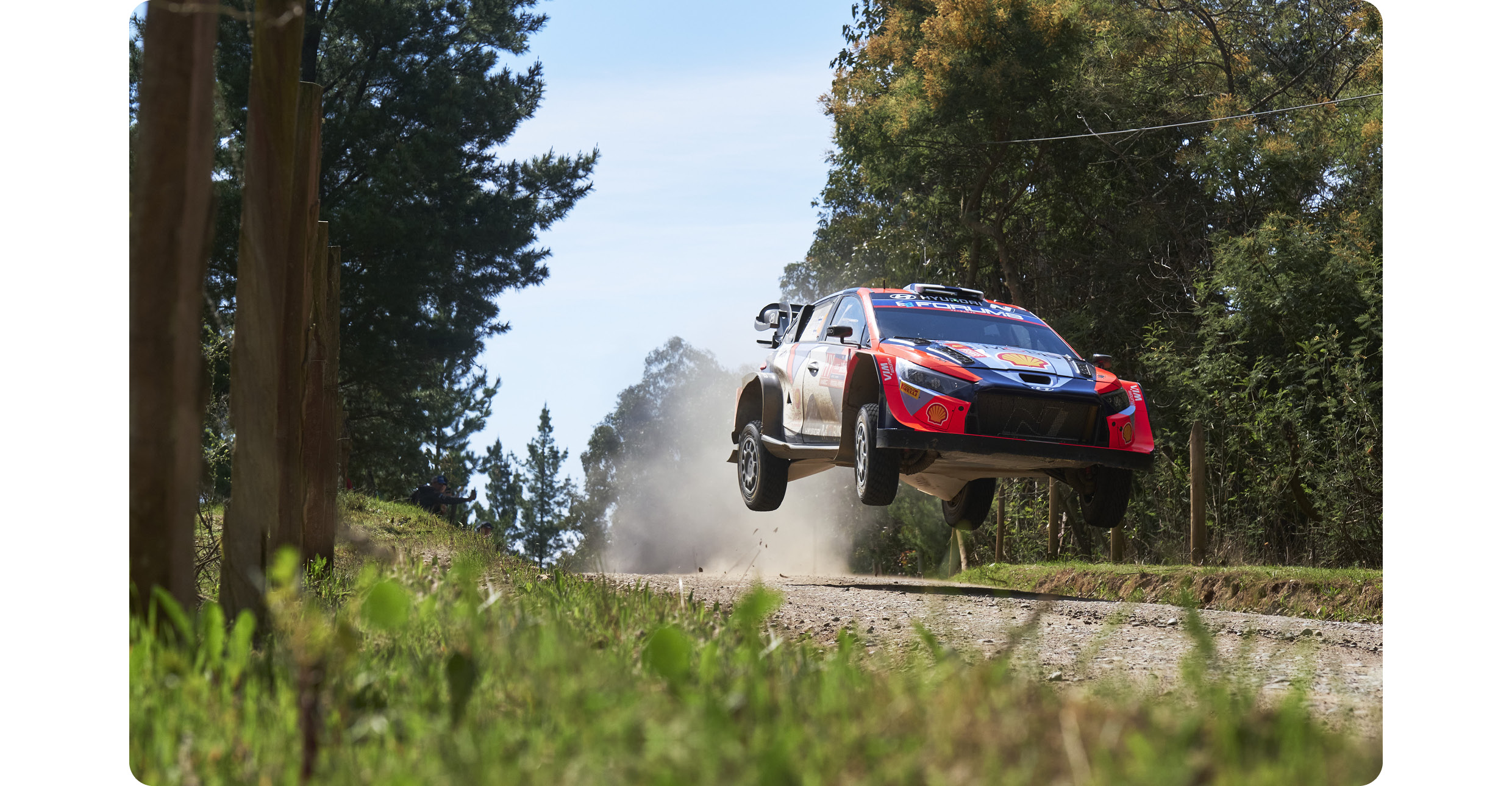 Rally 1 machine that jumps while running a rally